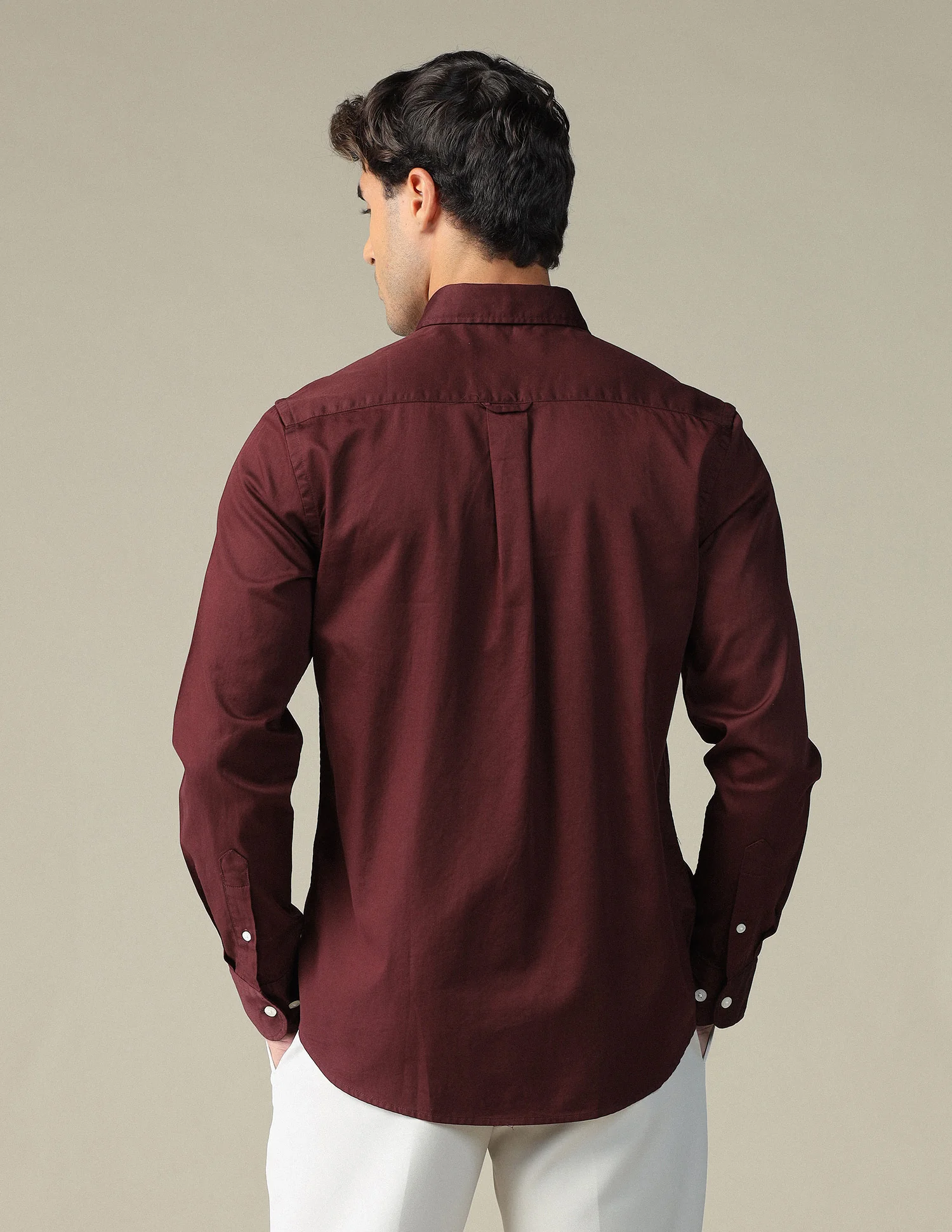 Pure Cotton Tailored Fit Shirt - Image 5