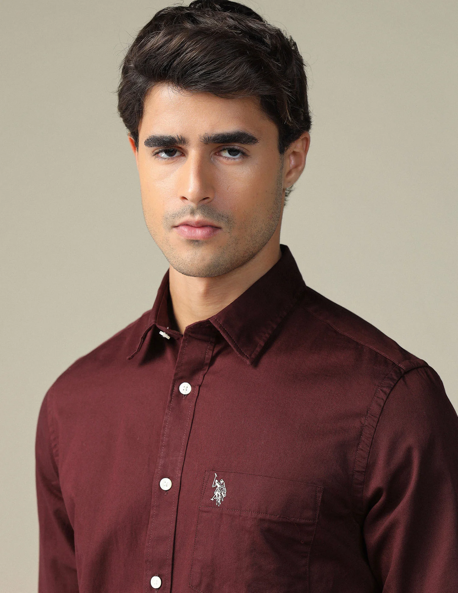 Pure Cotton Tailored Fit Shirt - Image 7