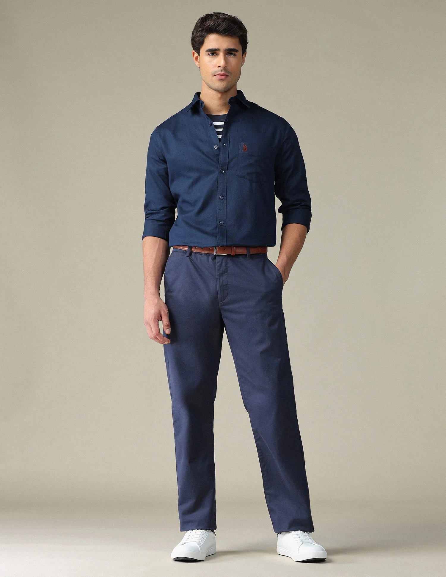 Pure Cotton Tailored Fit Shirt - Image 3