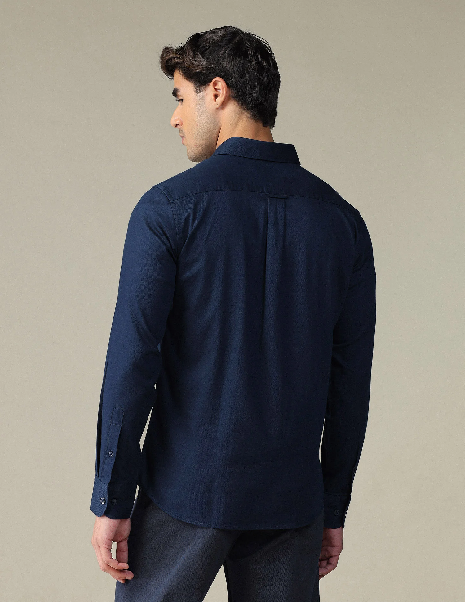 Pure Cotton Tailored Fit Shirt - Image 5