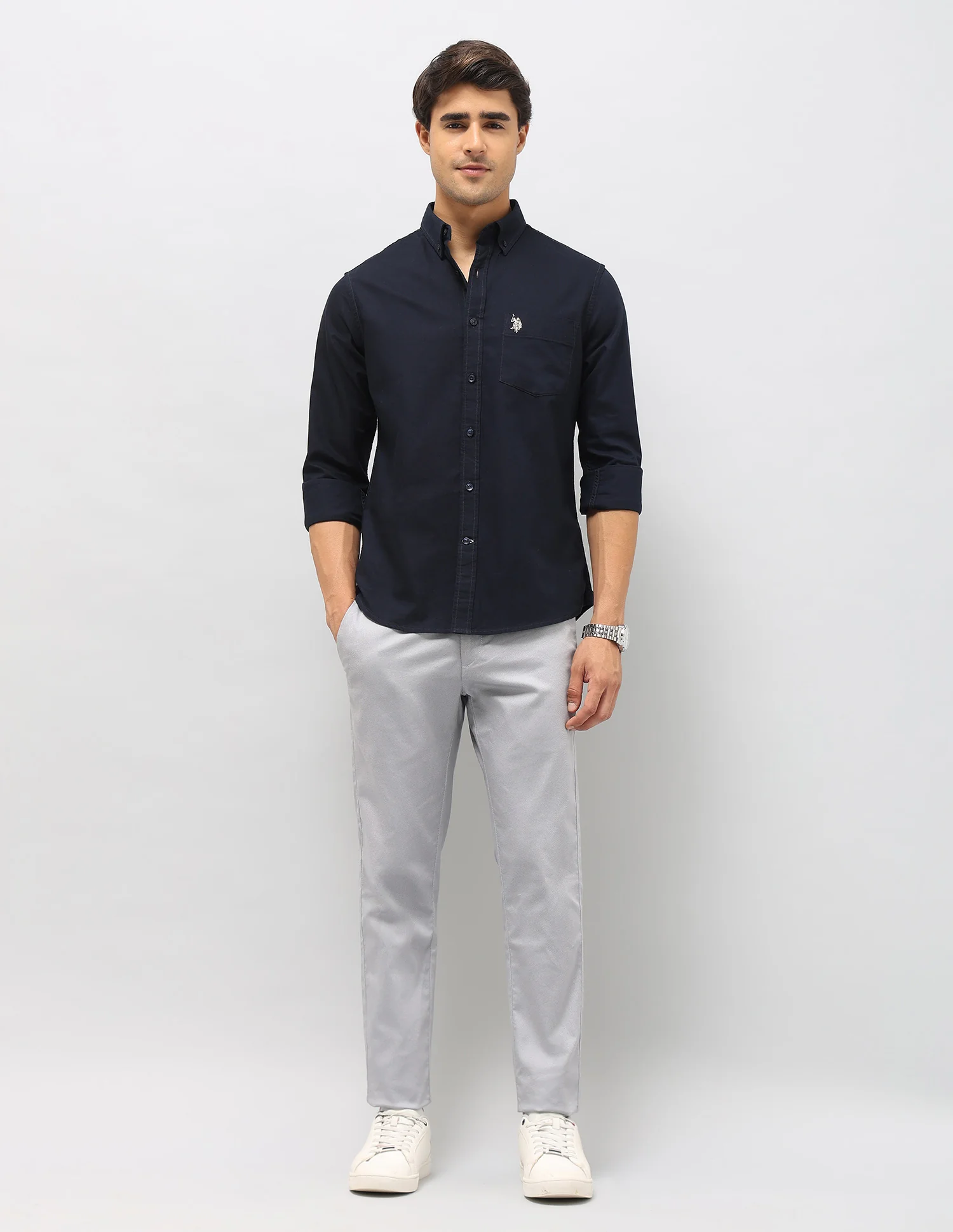 Pure Cotton Tailored Fit Shirt - Image 3