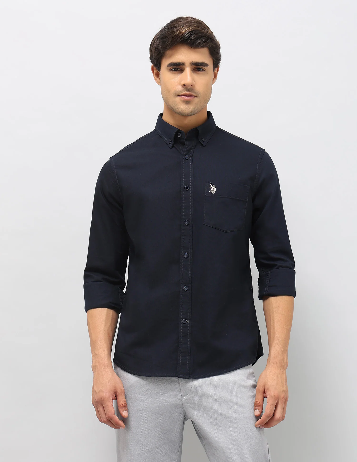 Pure Cotton Tailored Fit Shirt - Image 6
