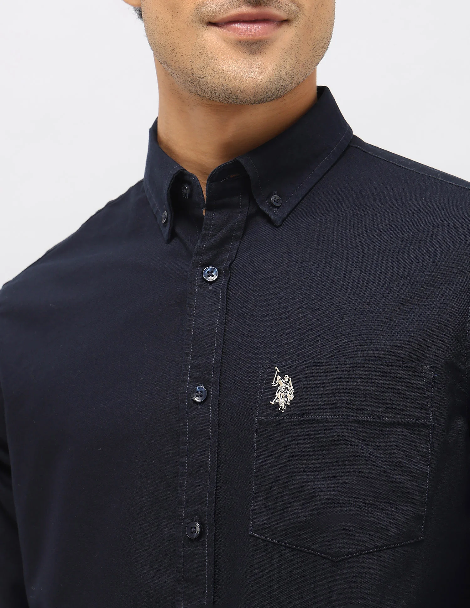 Pure Cotton Tailored Fit Shirt - Image 7