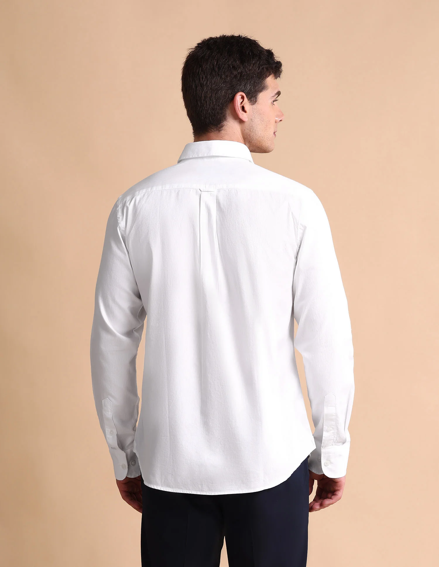 Pure Cotton Tailored Fit Shirt - Image 5