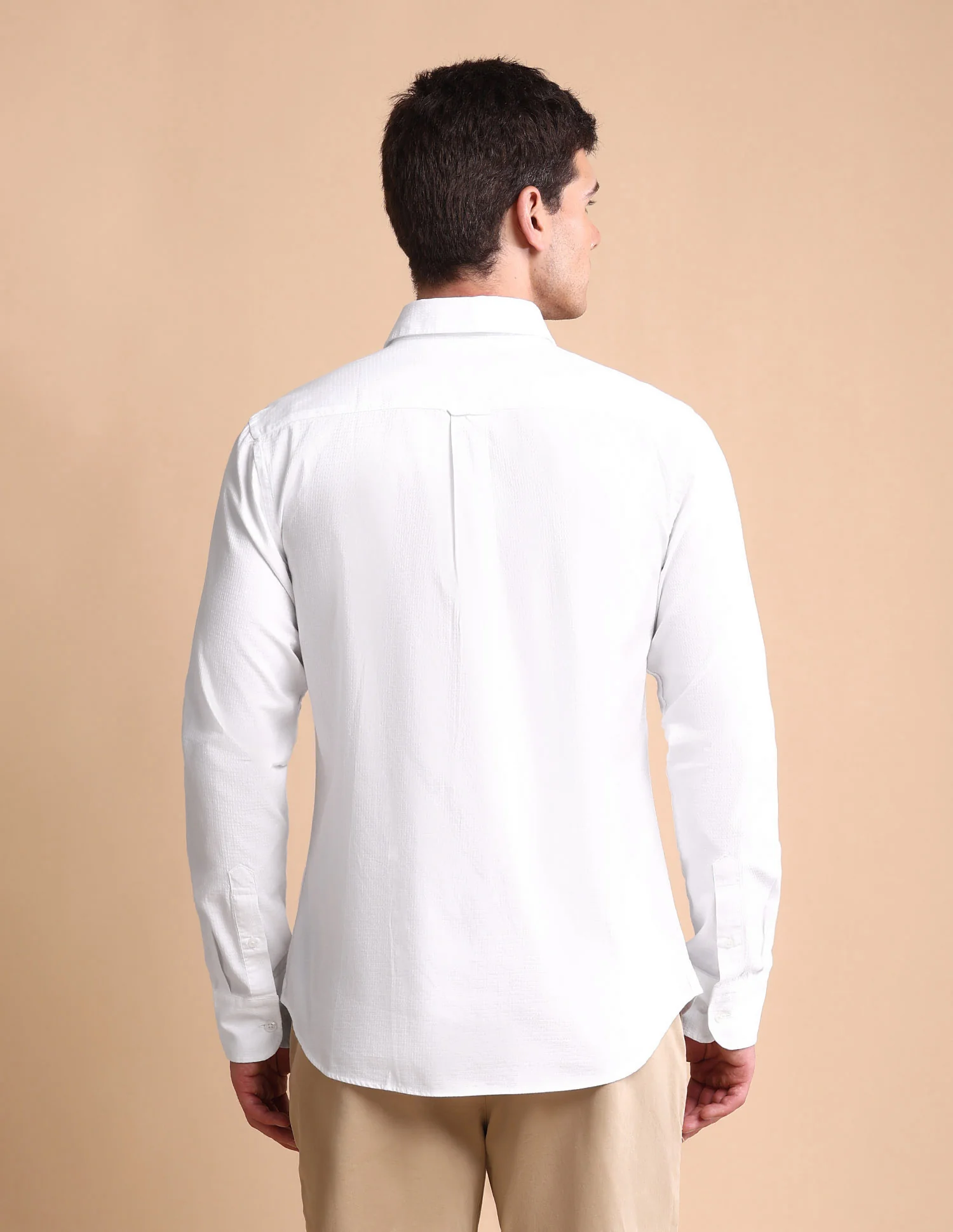 Pure Cotton Tailored Fit Shirt - Image 5