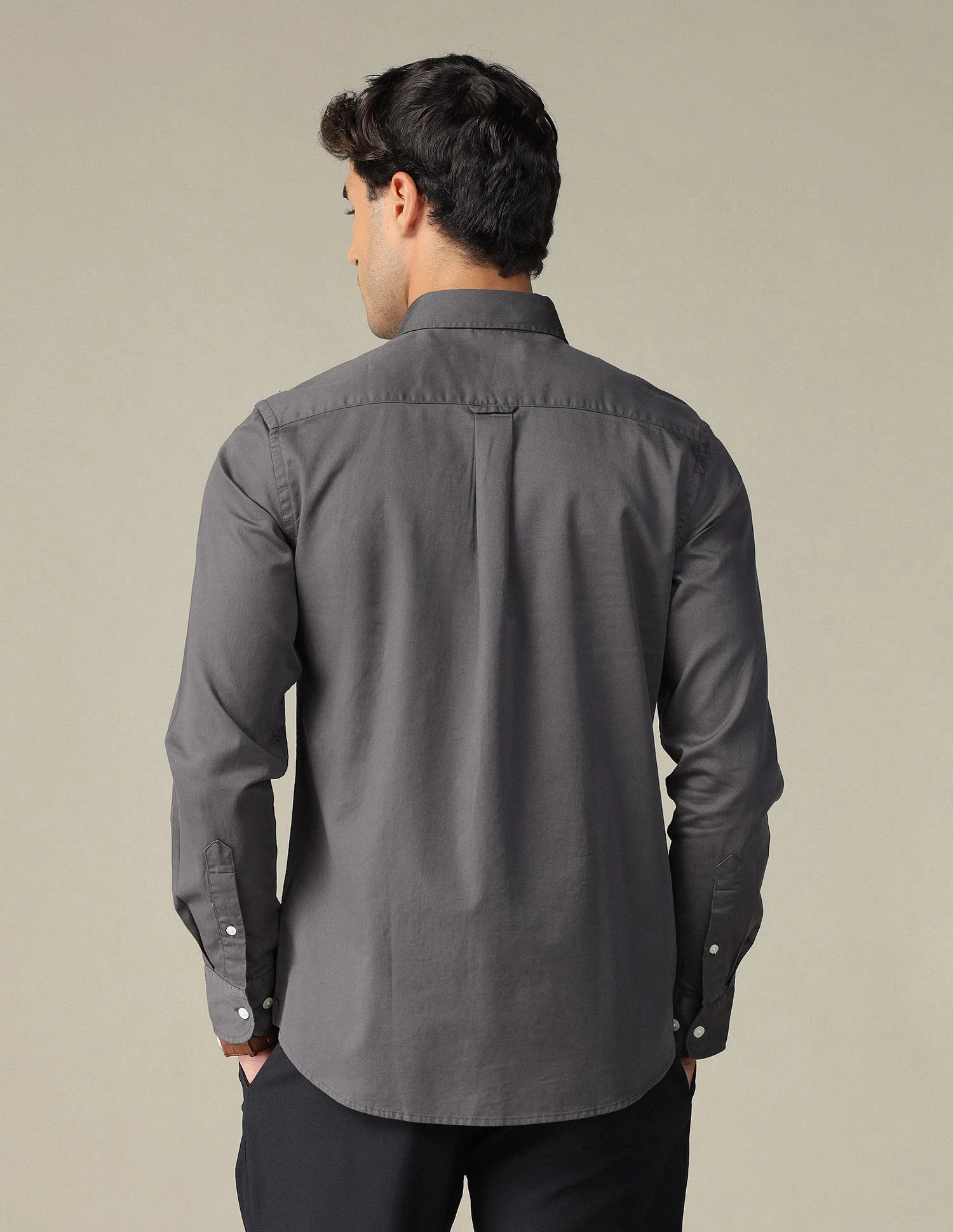 Pure Cotton Tailored Fit Shirt - Image 5