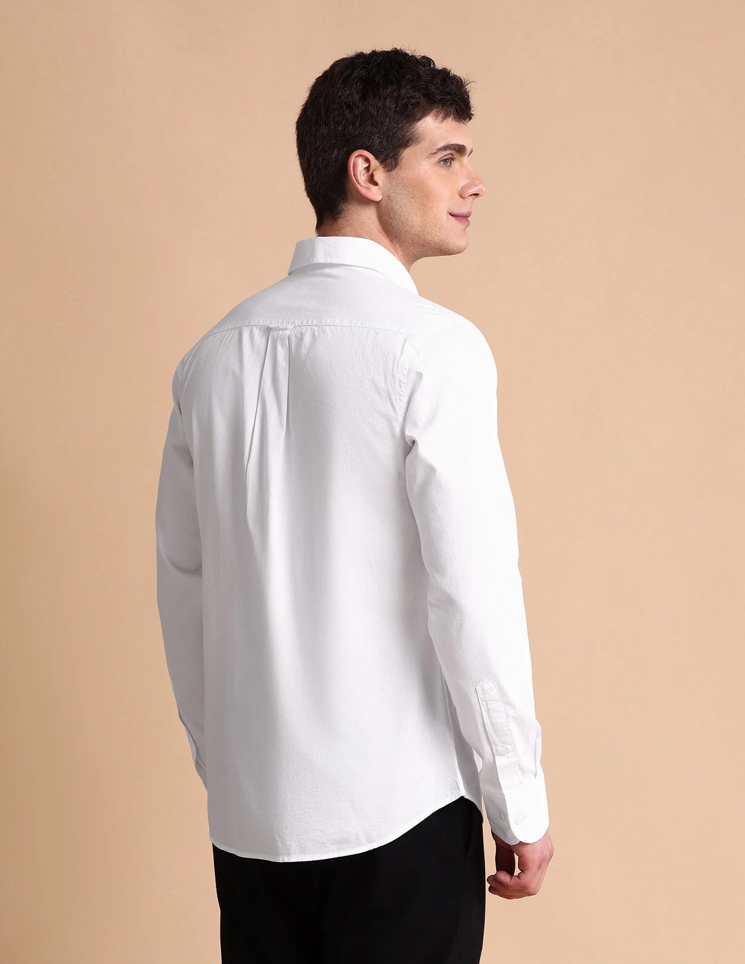 Pure Cotton Tailored Fit Shirt - Image 5