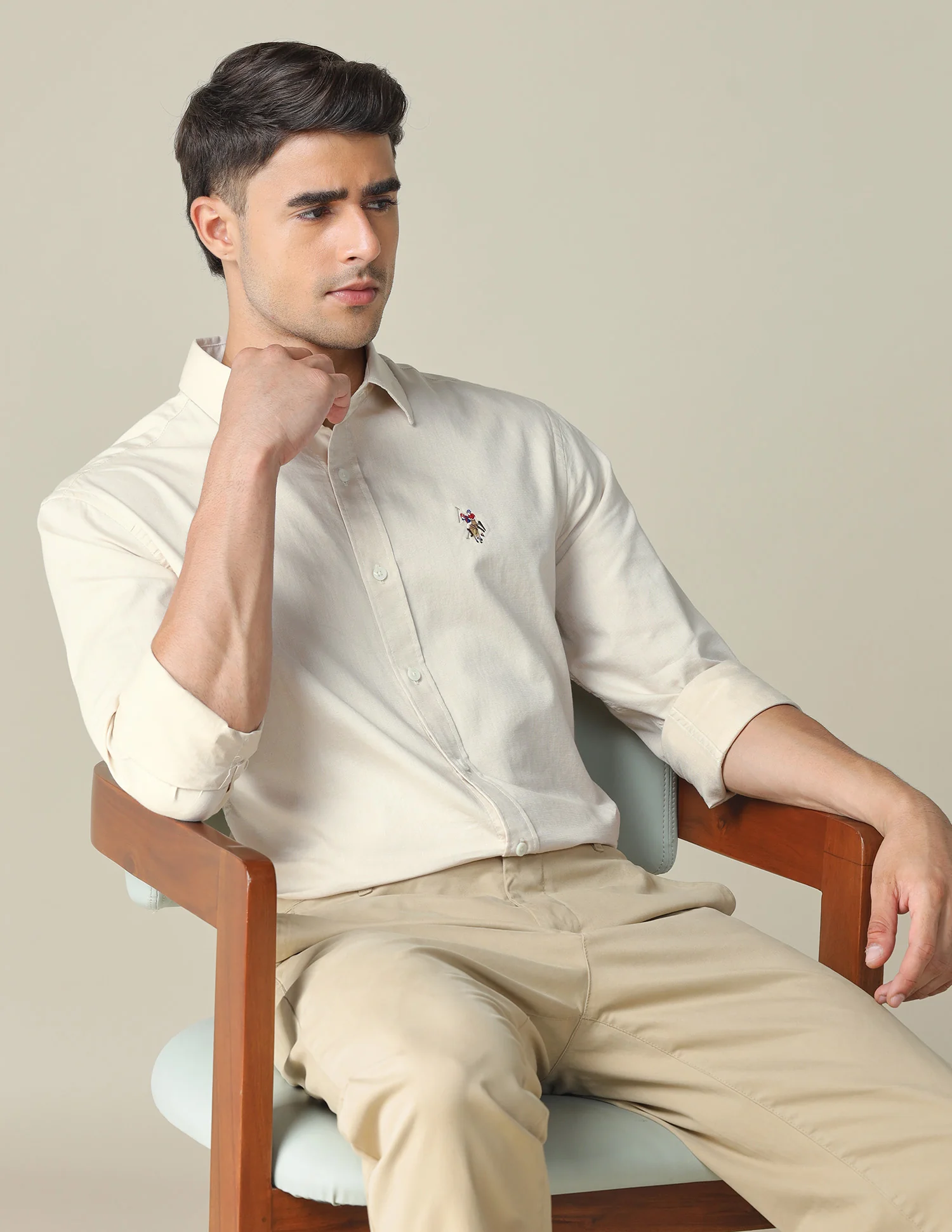 Pure Cotton Tailored Fit Shirt