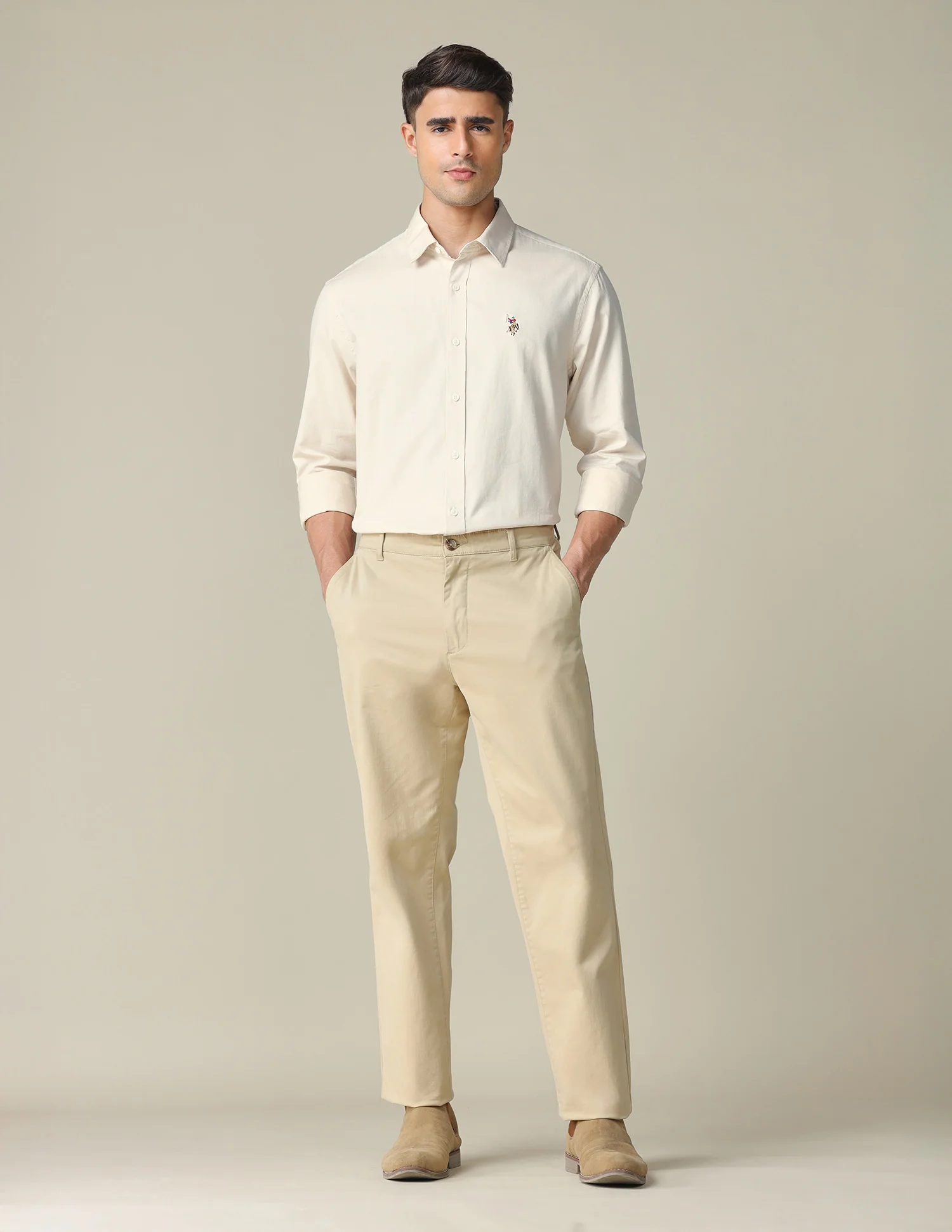 Pure Cotton Tailored Fit Shirt - Image 3