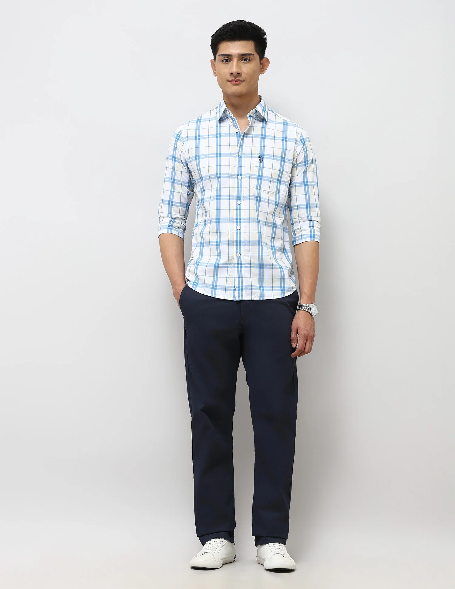 Pure Cotton Tailored Fit Shirt - Image 3