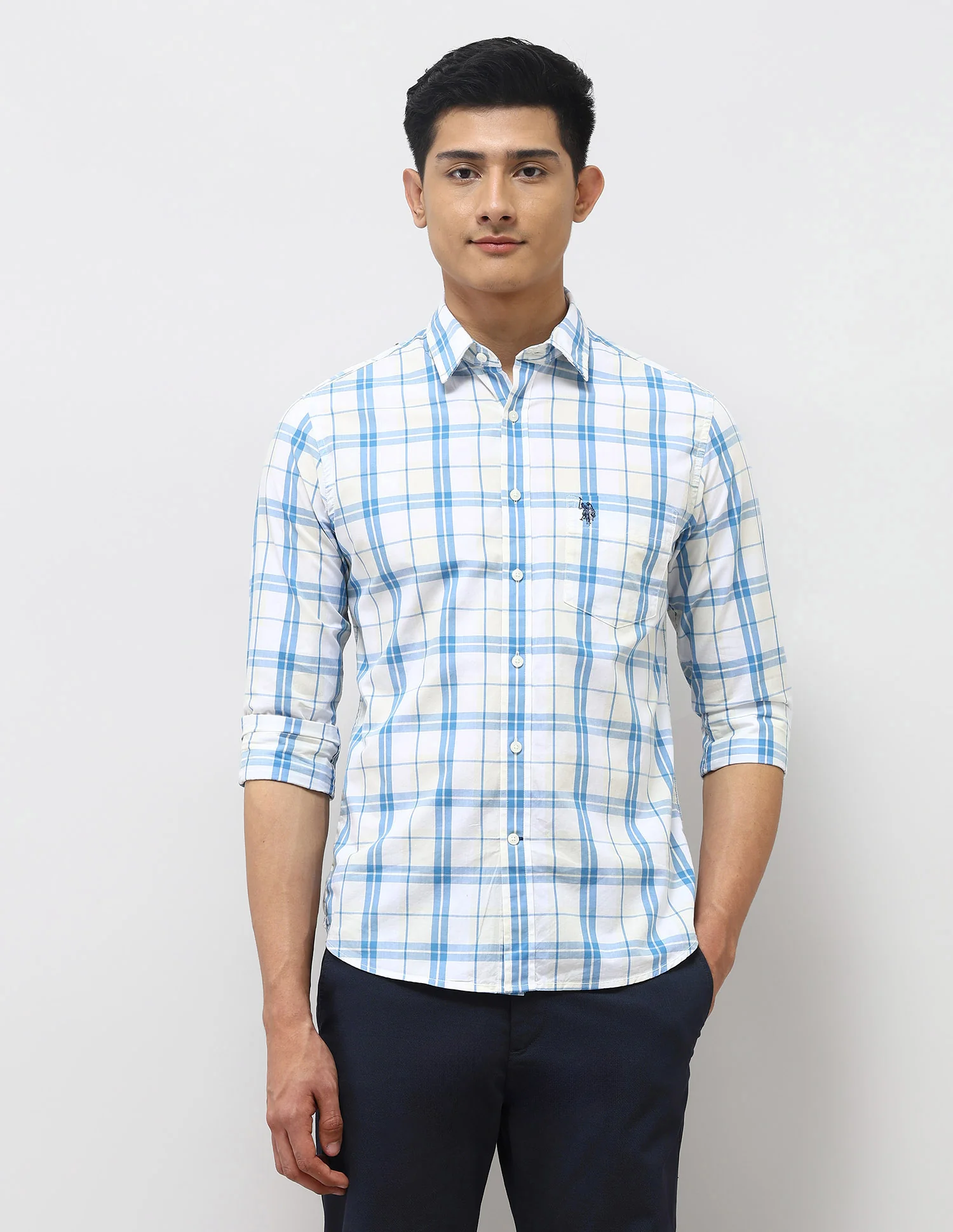 Pure Cotton Tailored Fit Shirt - Image 6