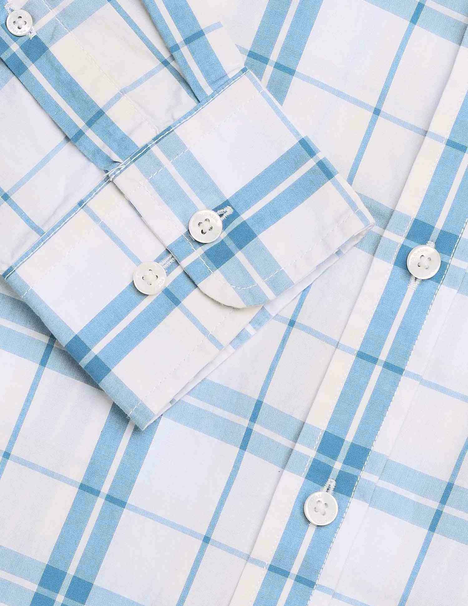 Pure Cotton Tailored Fit Shirt - Image 8
