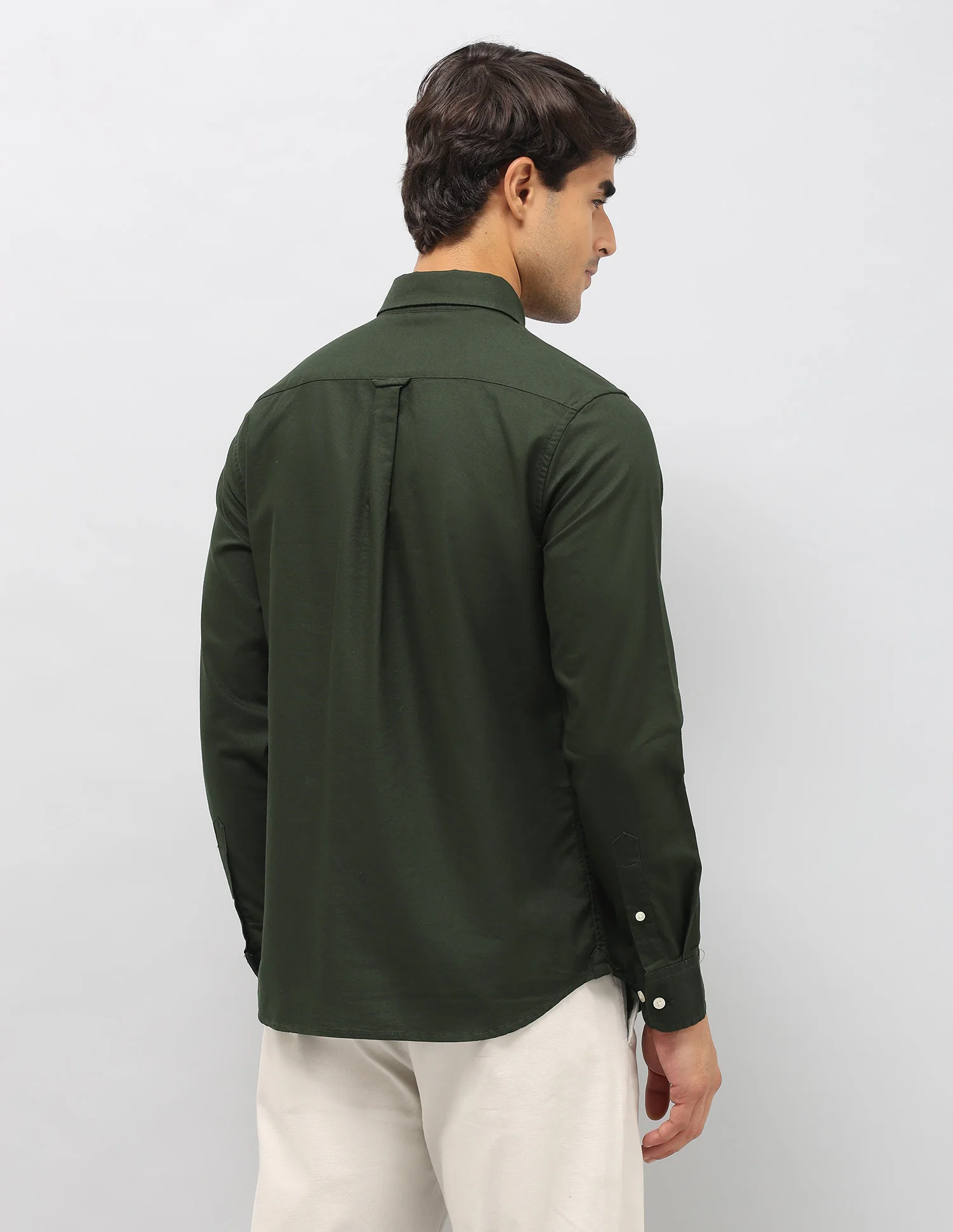 Pure Cotton Tailored Fit Shirt - Image 5