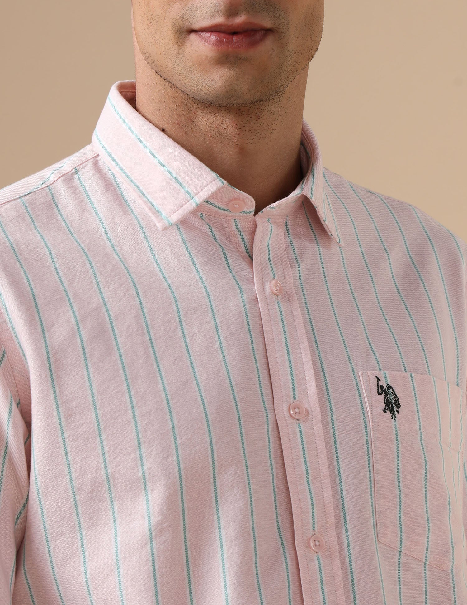 Pure Cotton Tailored Fit Shirt - Image 7