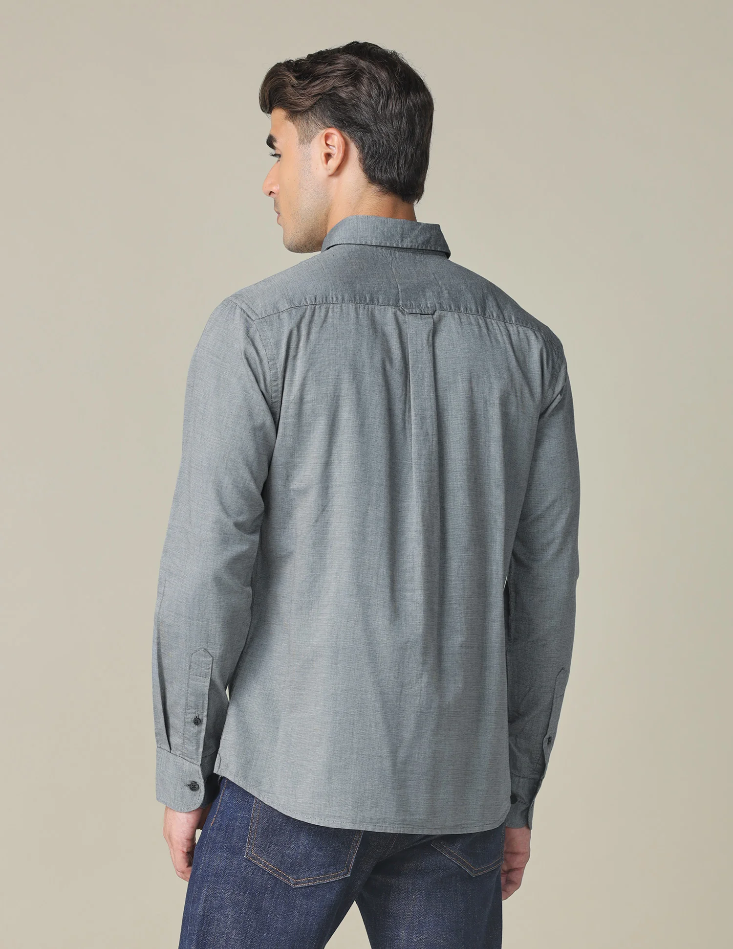 Pure Cotton Tailored Fit Shirt - Image 5