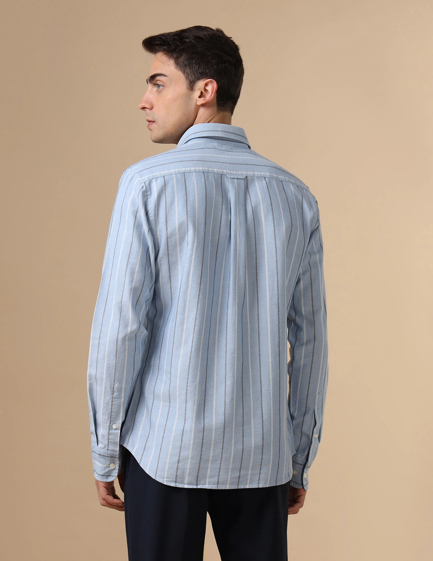 Pure Cotton Tailored Fit Shirt - Image 5