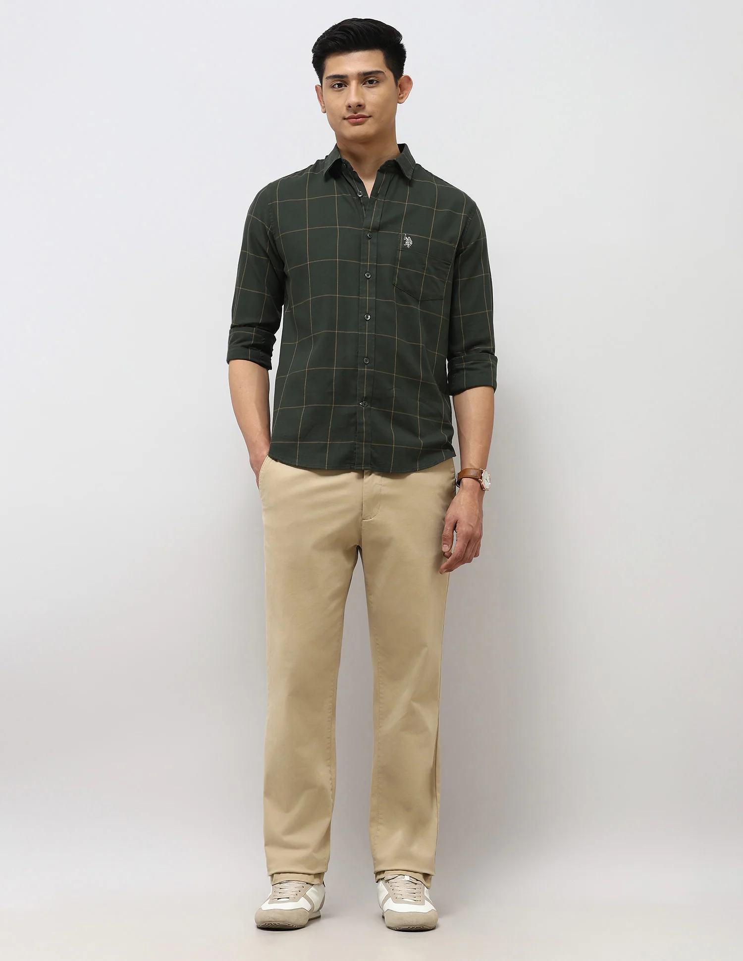 Pure Cotton Tailored Fit Shirt - Image 3