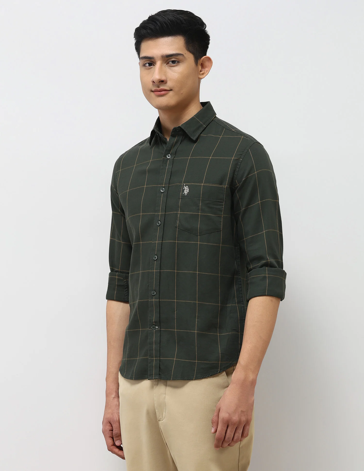 Pure Cotton Tailored Fit Shirt - Image 4