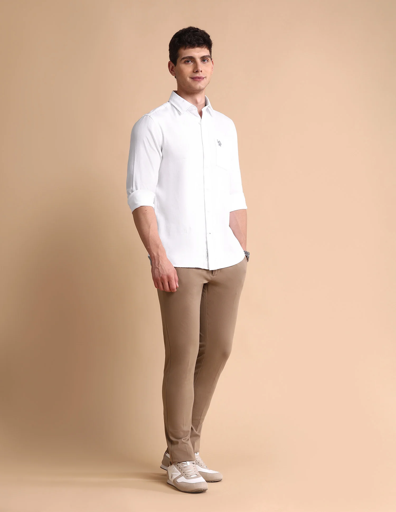 Pure Cotton Tailored Fit Shirt - Image 3