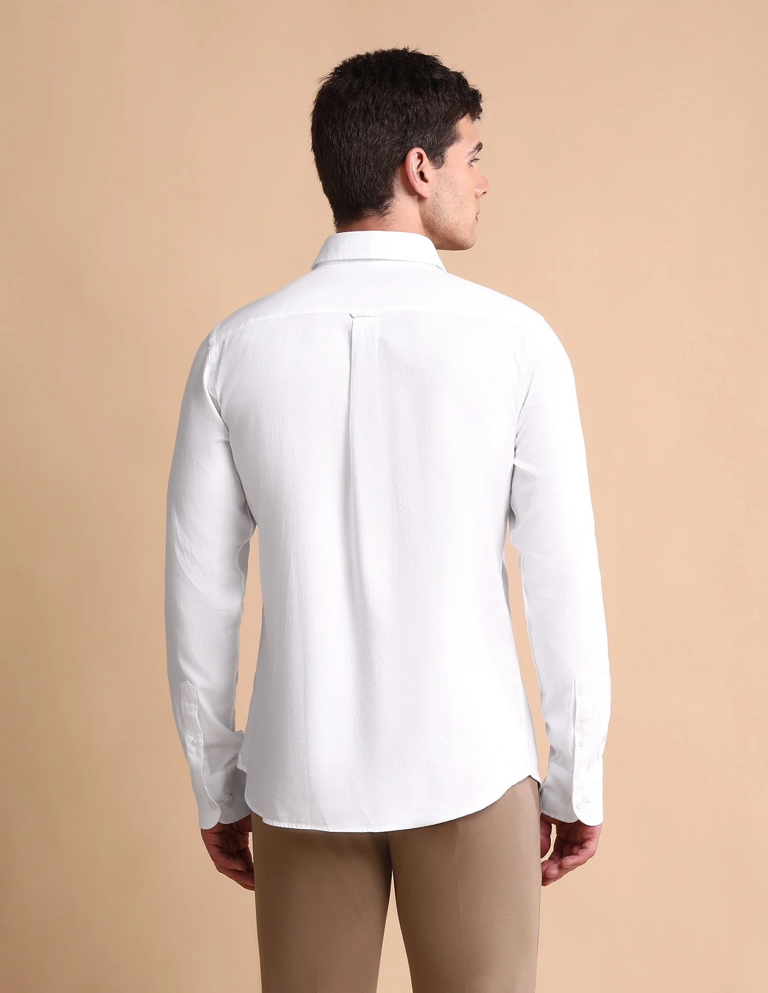 Pure Cotton Tailored Fit Shirt - Image 5