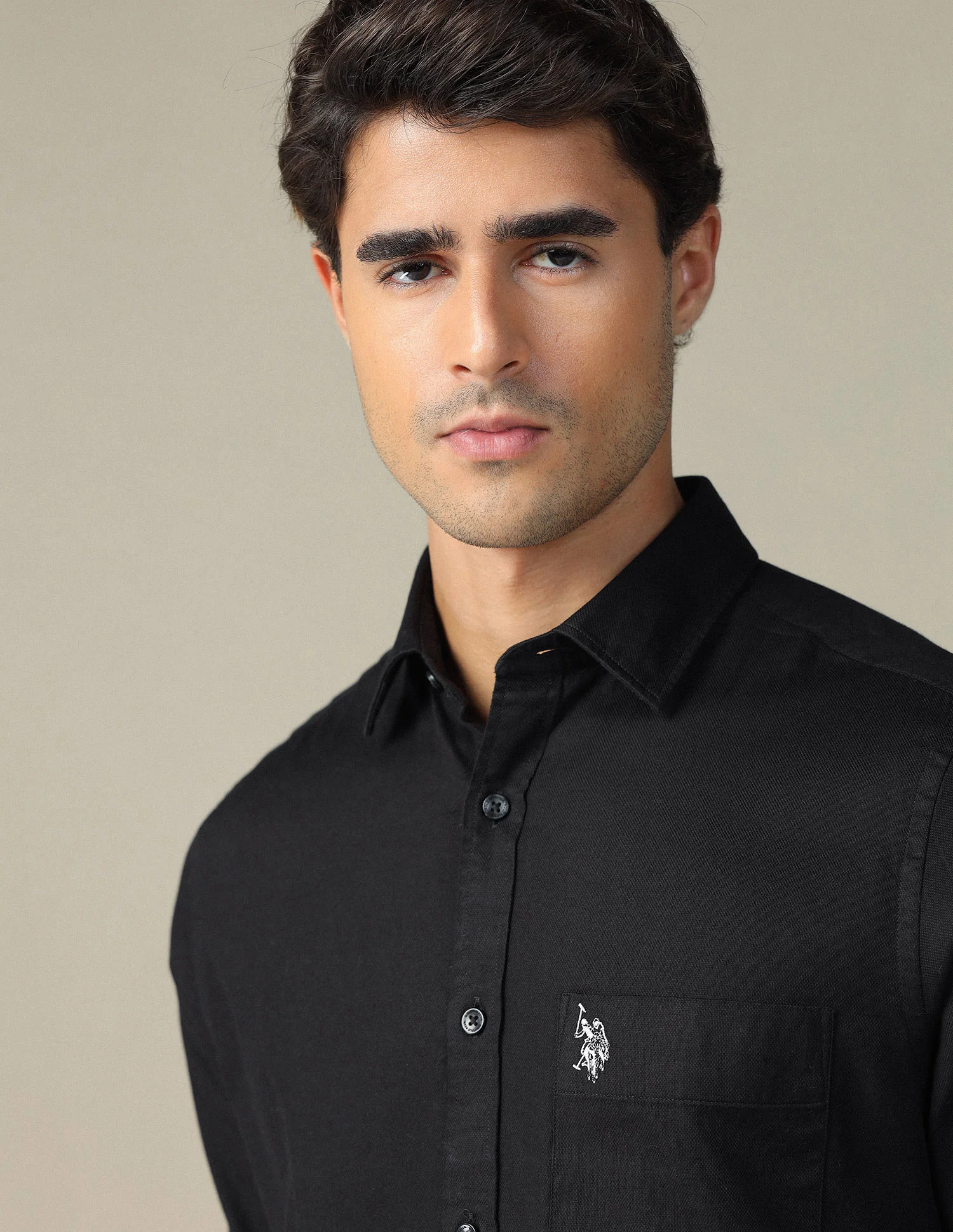 Pure Cotton Tailored Fit Shirt - Image 7