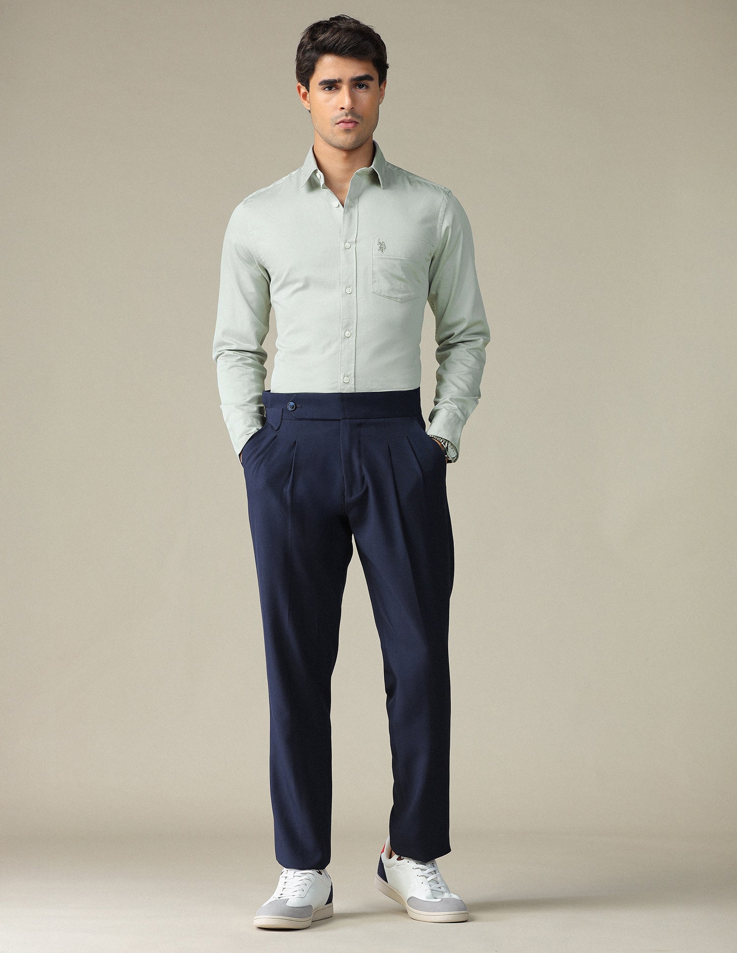 Pure Cotton Tailored Fit Shirt - Image 3