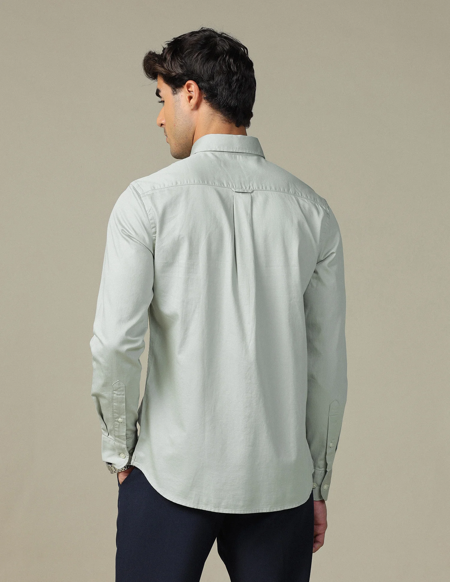 Pure Cotton Tailored Fit Shirt - Image 5