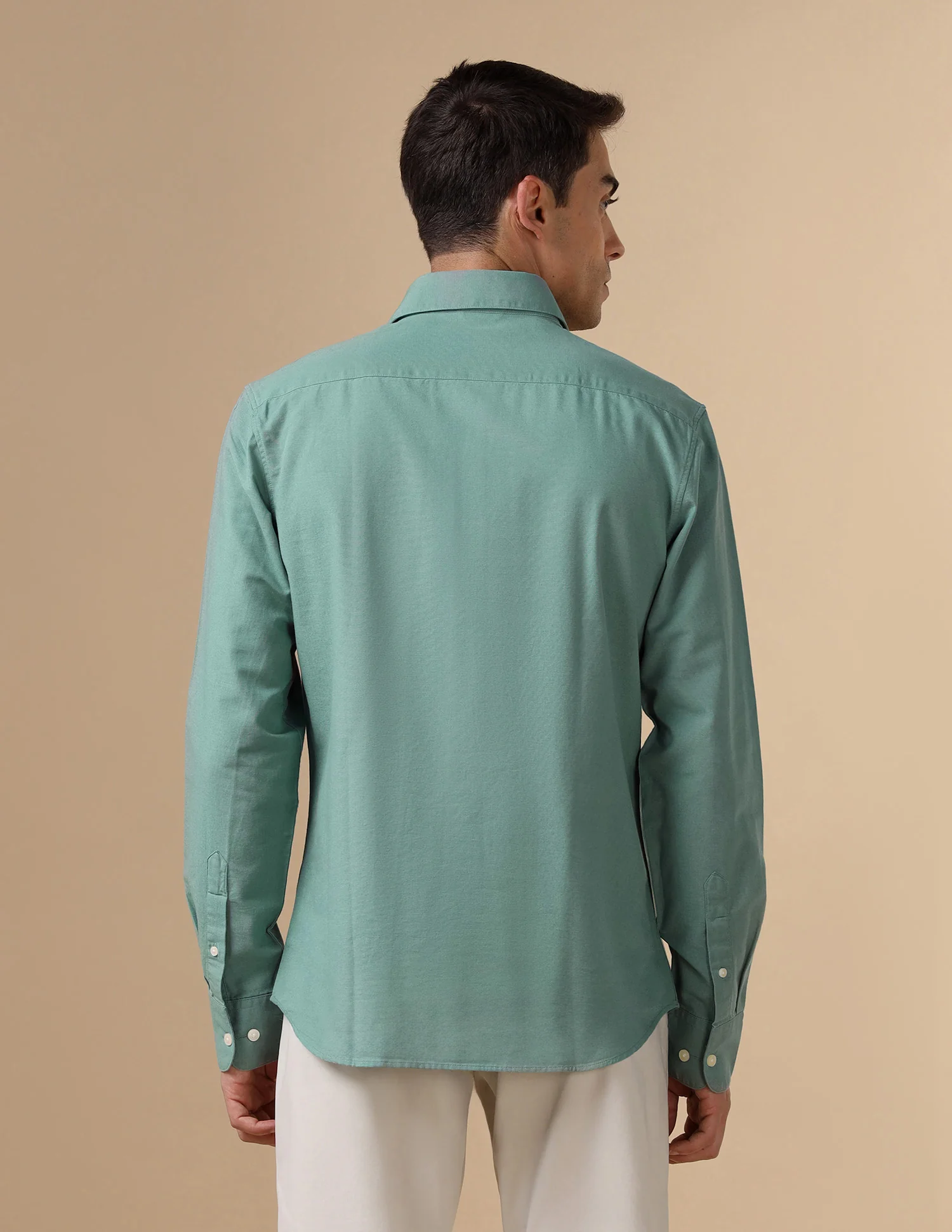 Pure Cotton Tailored Fit Shirt - Image 5