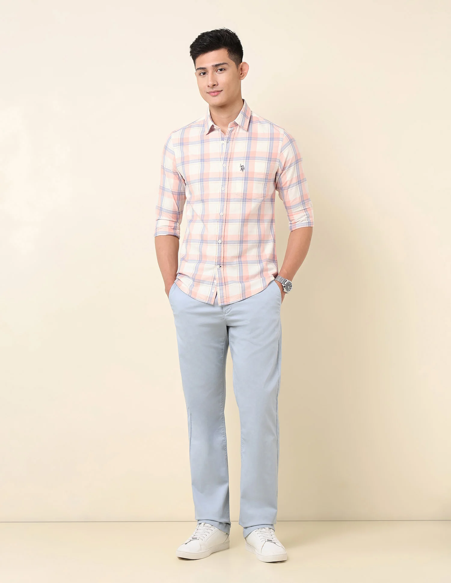 Pure Cotton Tartan Checked Shirt - Image 3
