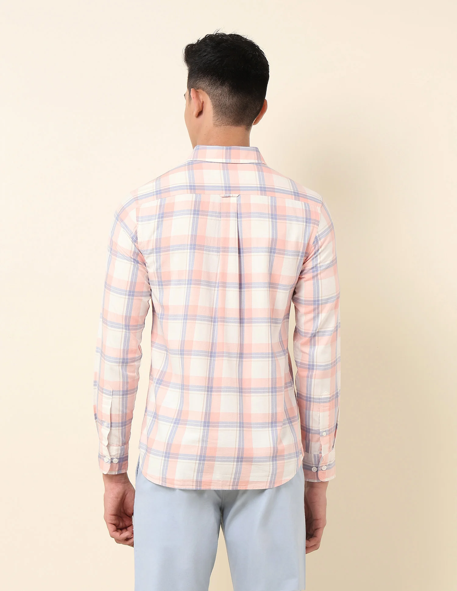 Pure Cotton Tartan Checked Shirt - Image 5