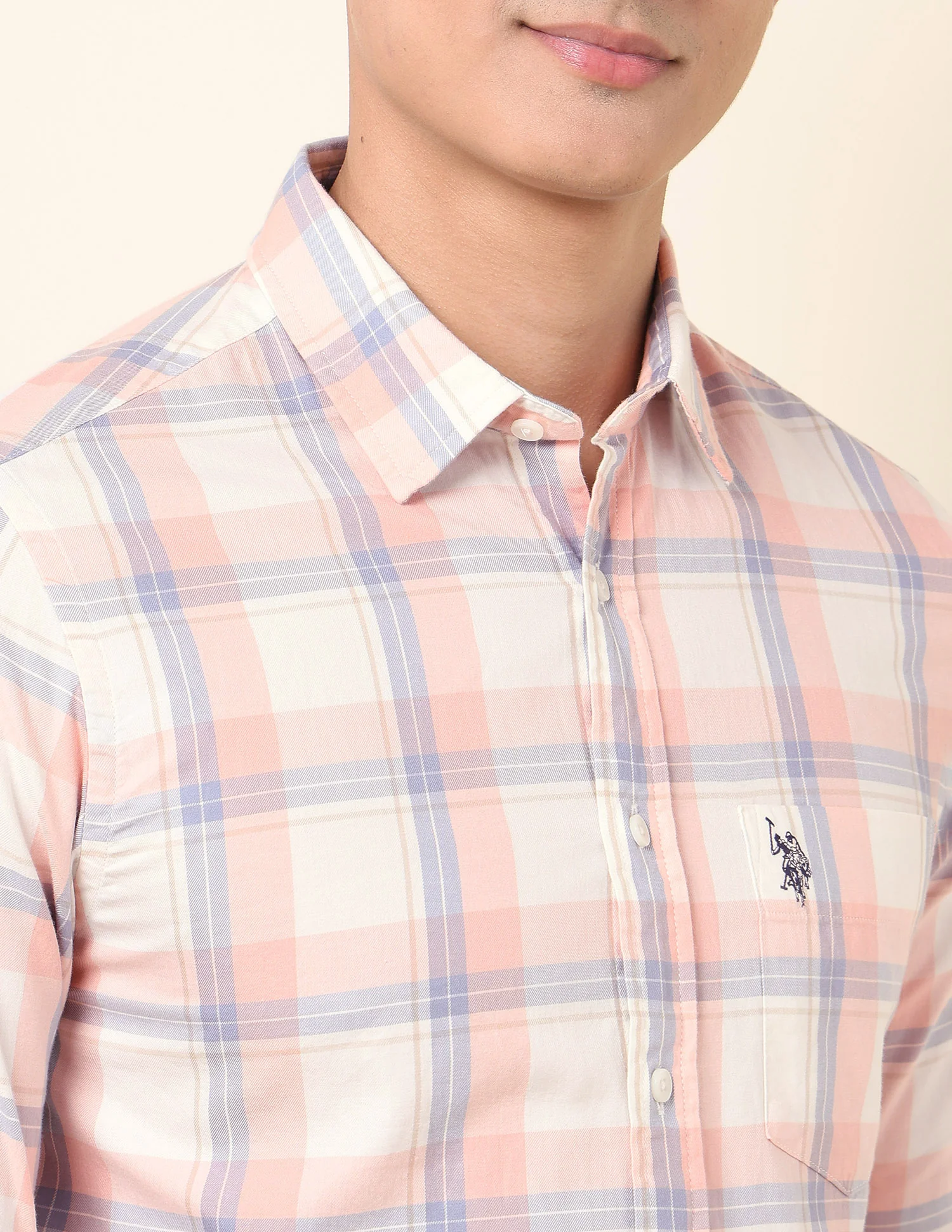 Pure Cotton Tartan Checked Shirt - Image 7