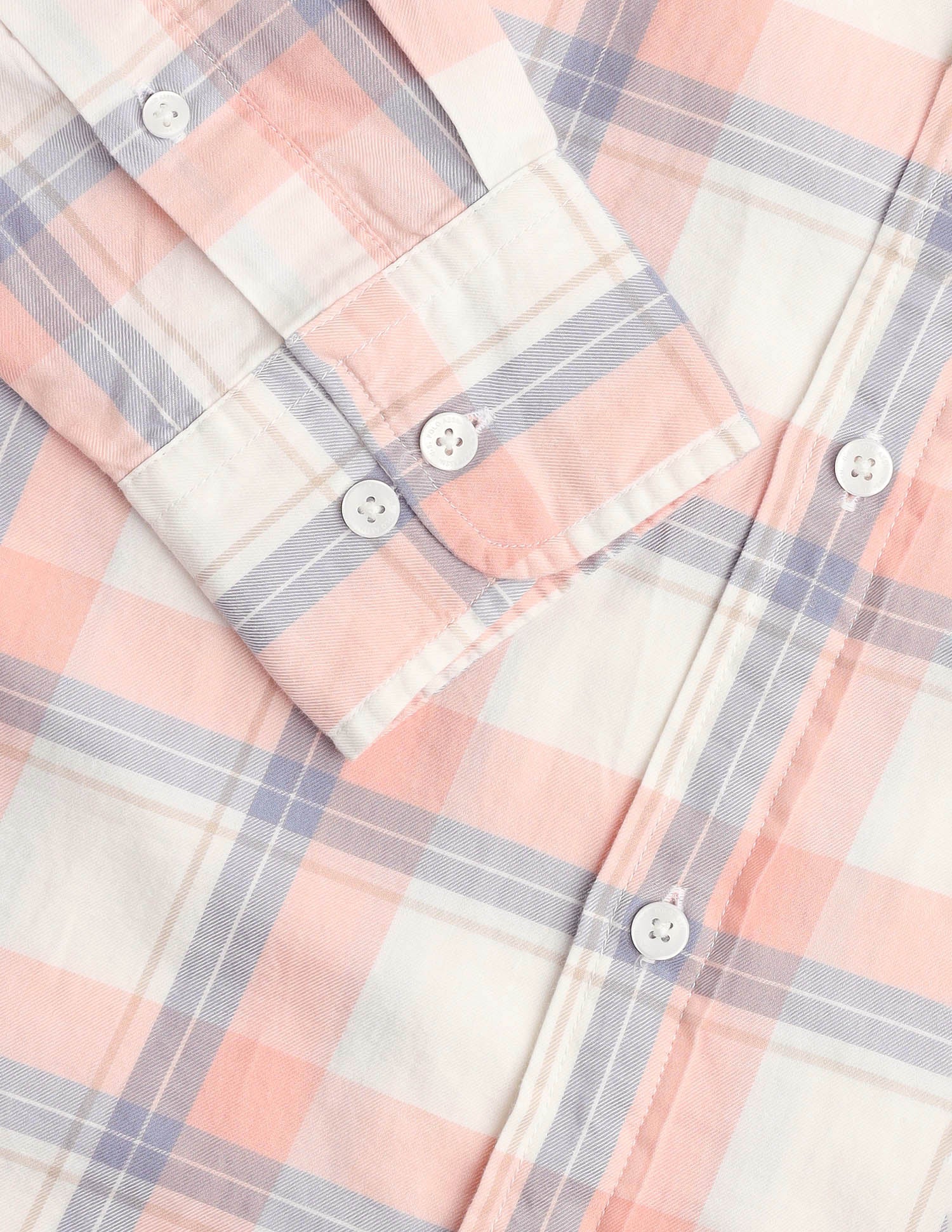 Pure Cotton Tartan Checked Shirt - Image 8