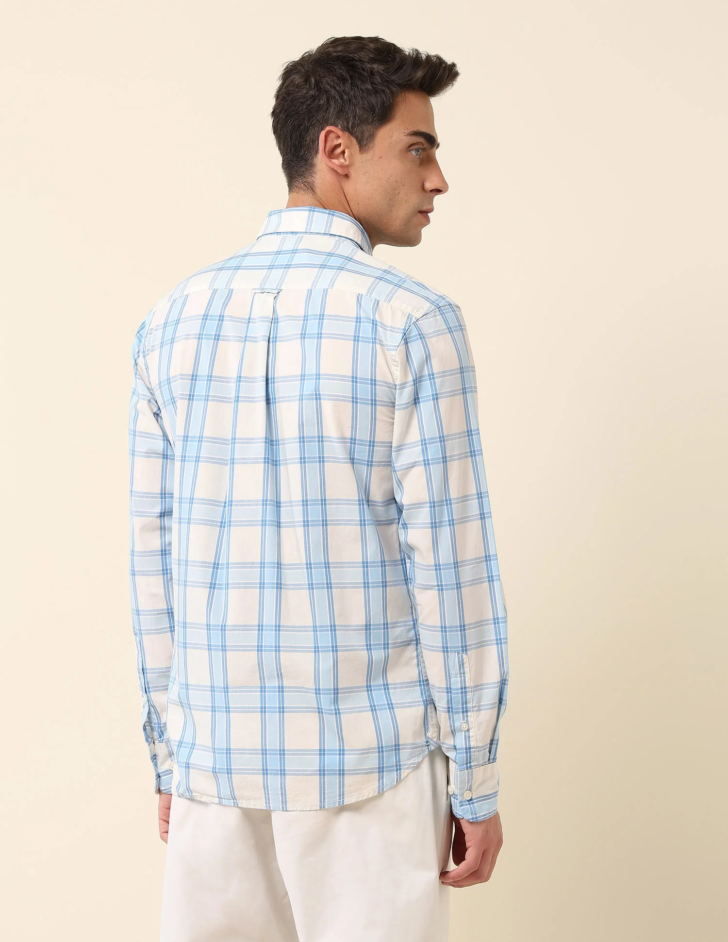 Pure Cotton Tartan Checked Shirt - Image 5