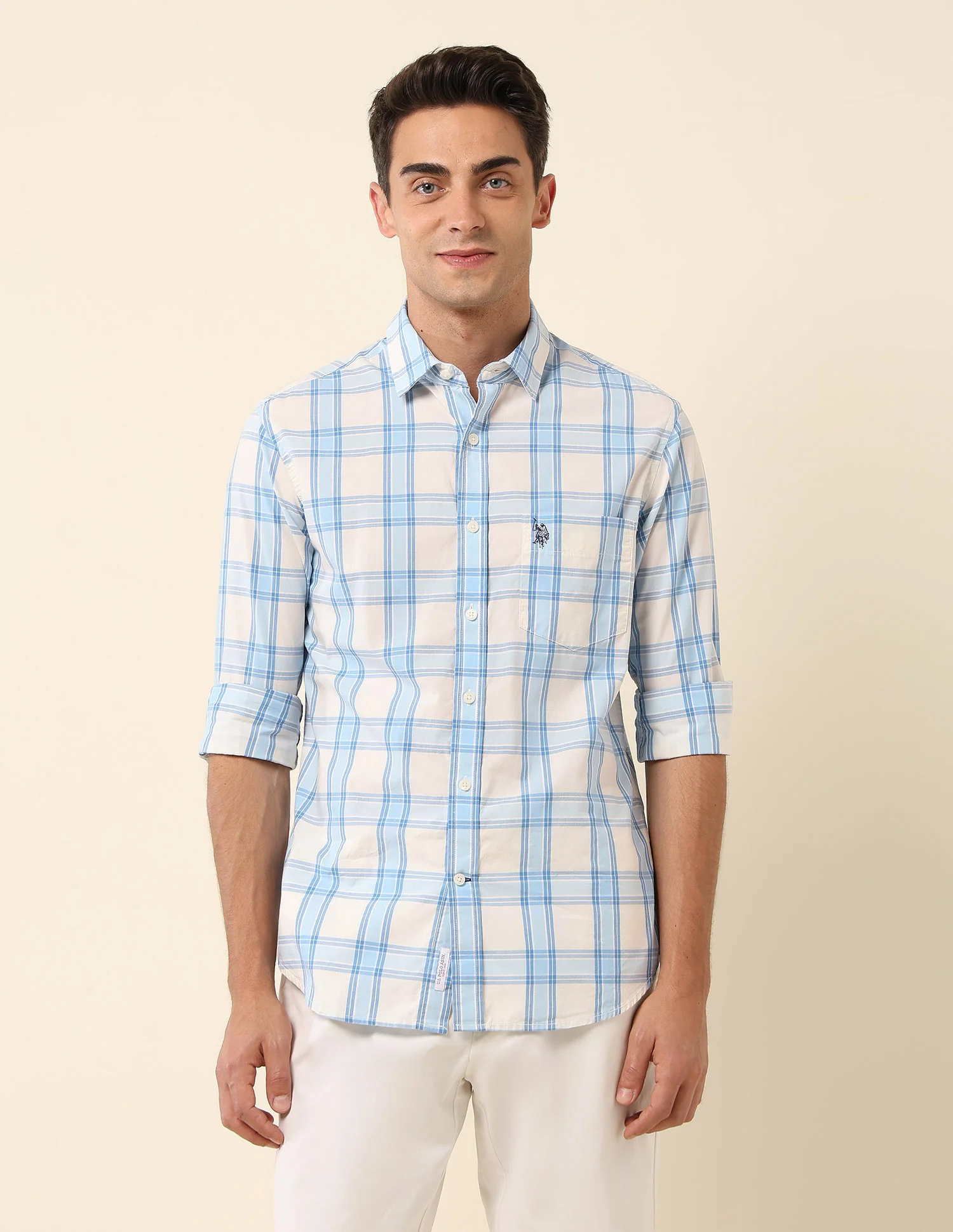 Pure Cotton Tartan Checked Shirt - Image 6