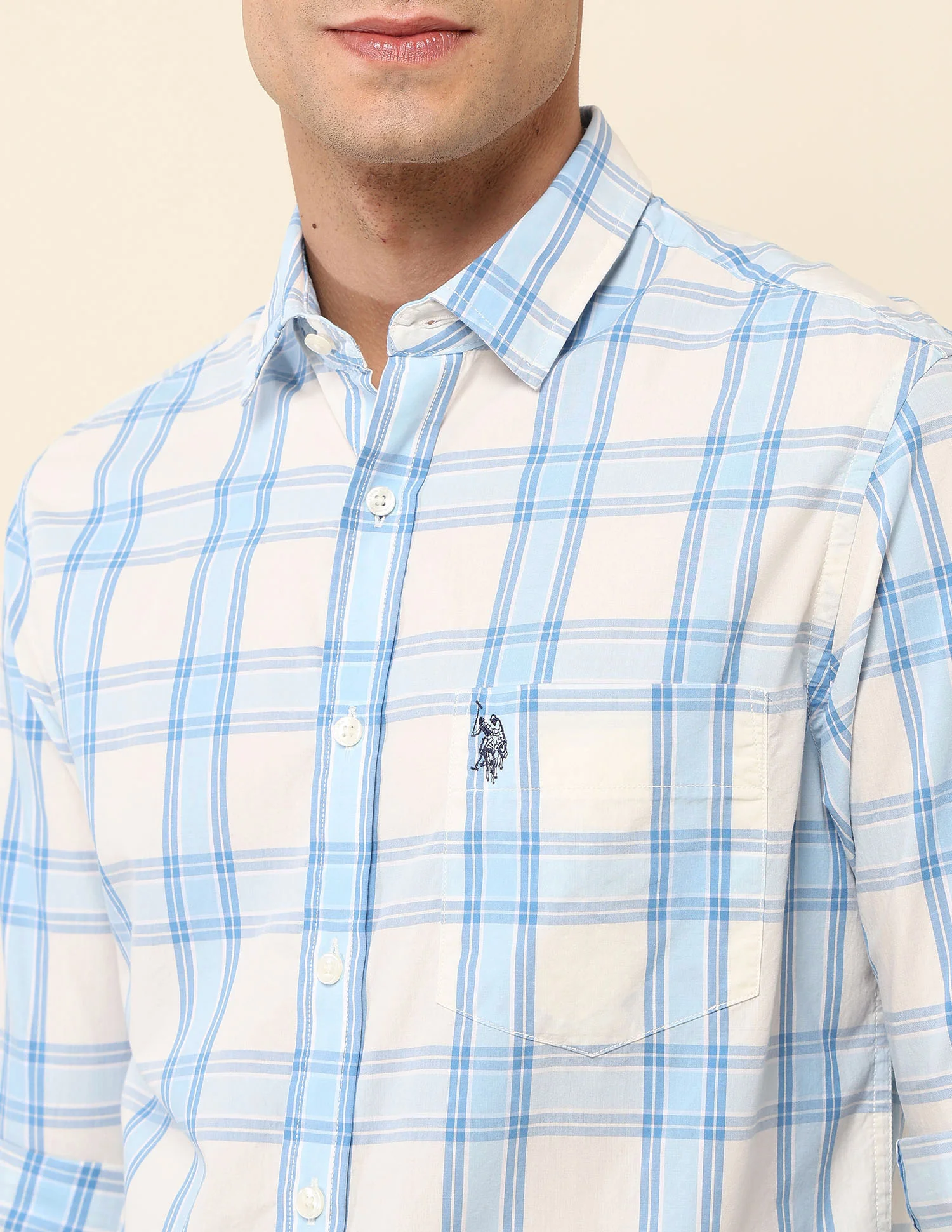 Pure Cotton Tartan Checked Shirt - Image 7