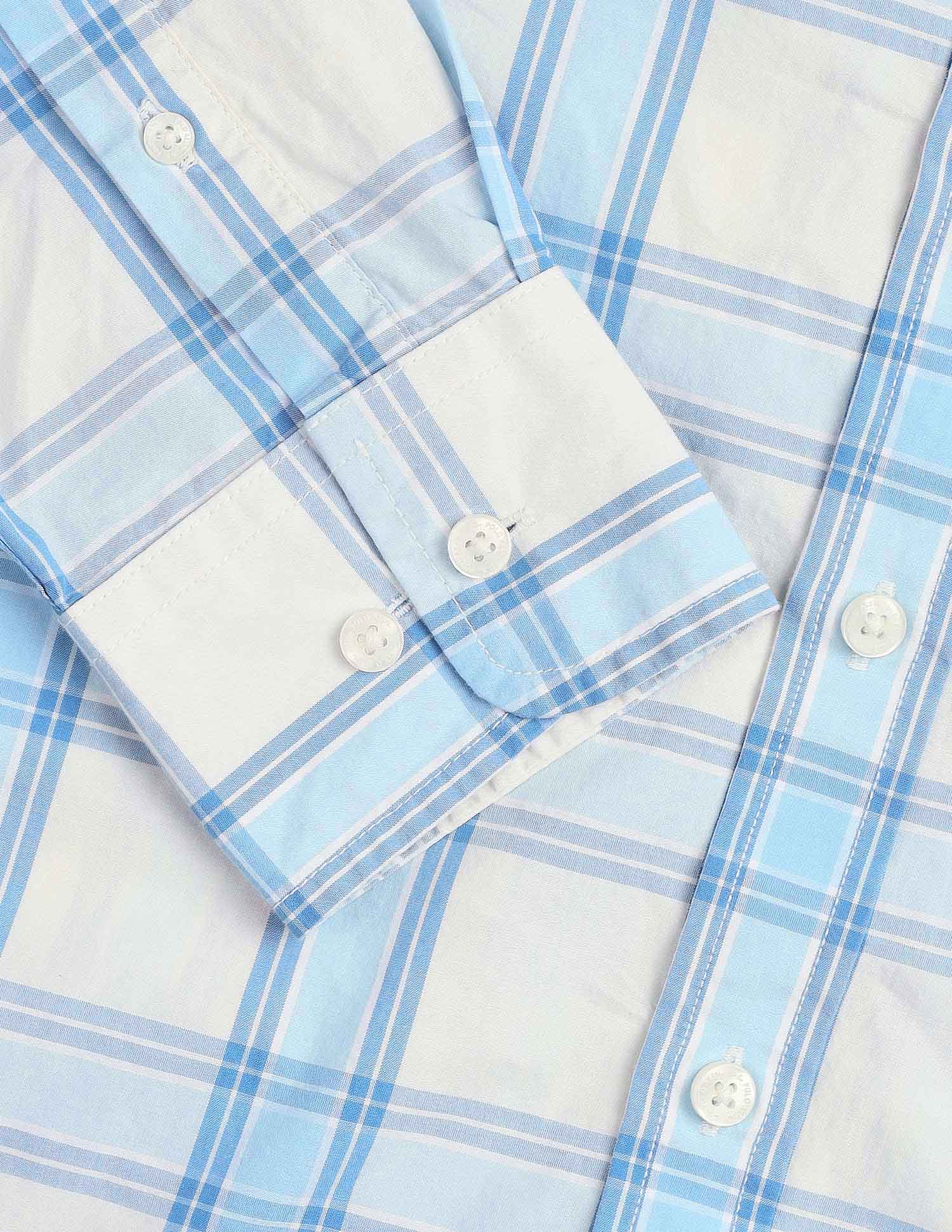 Pure Cotton Tartan Checked Shirt - Image 8