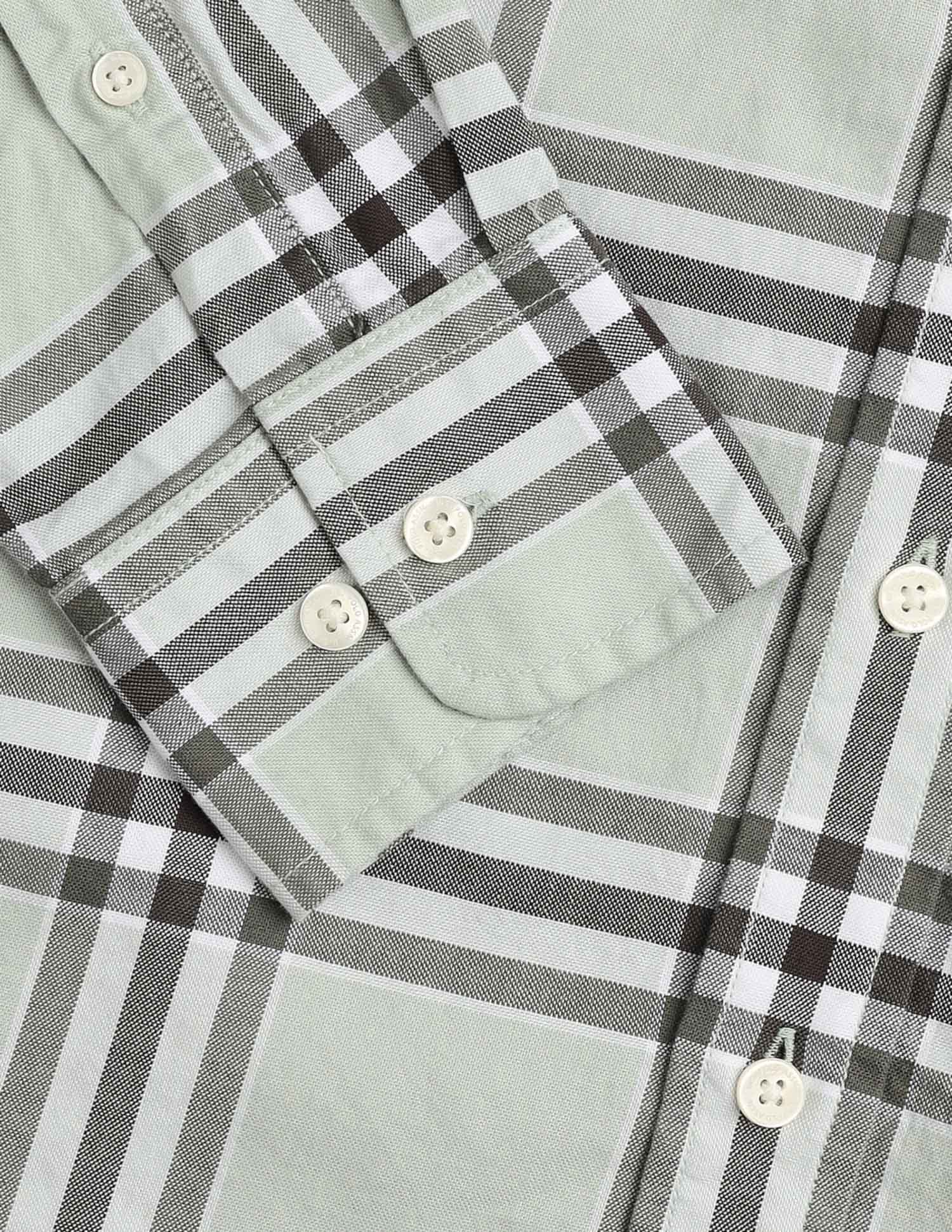 Pure Cotton Tartan Checked Shirt - Image 8