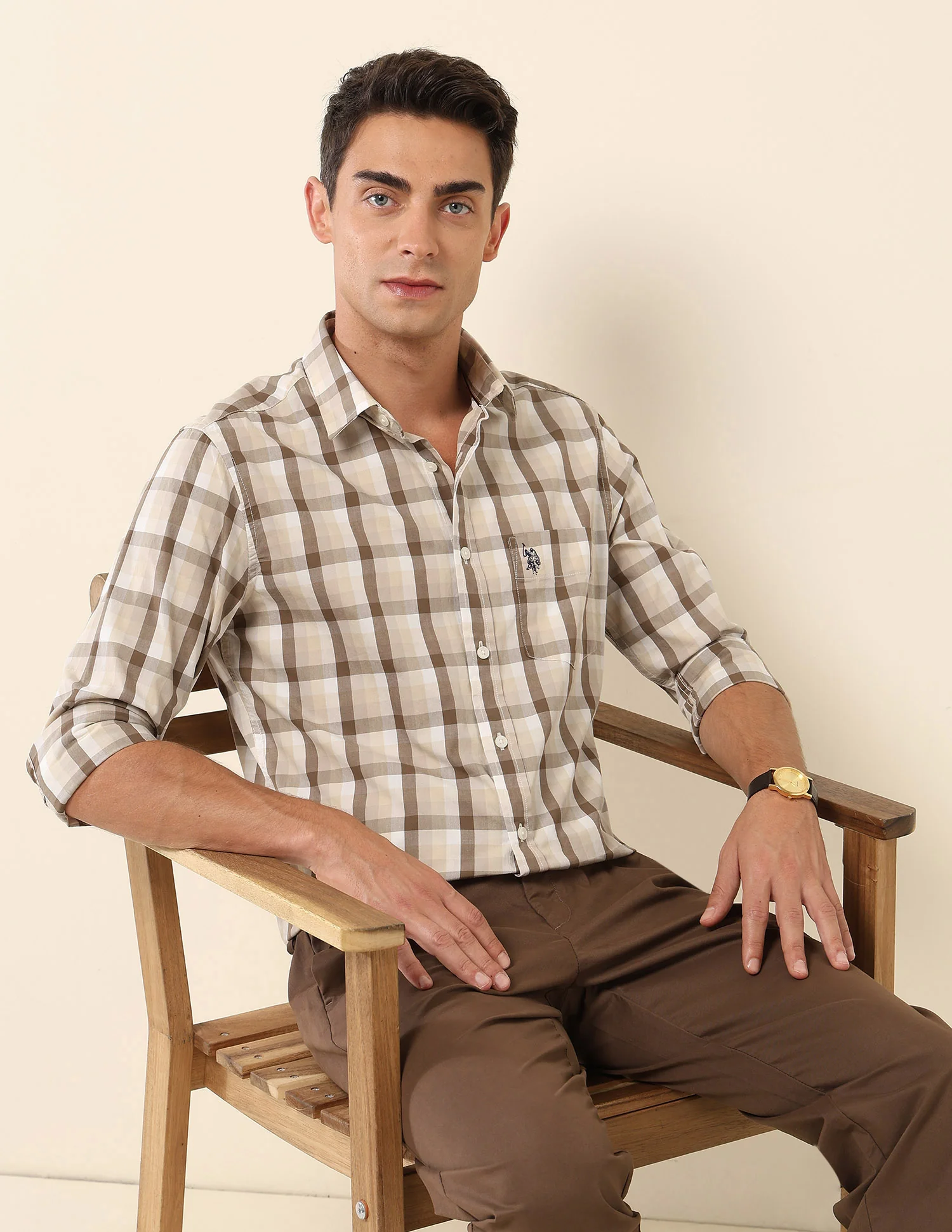 Pure Cotton Tartan Checked Shirt