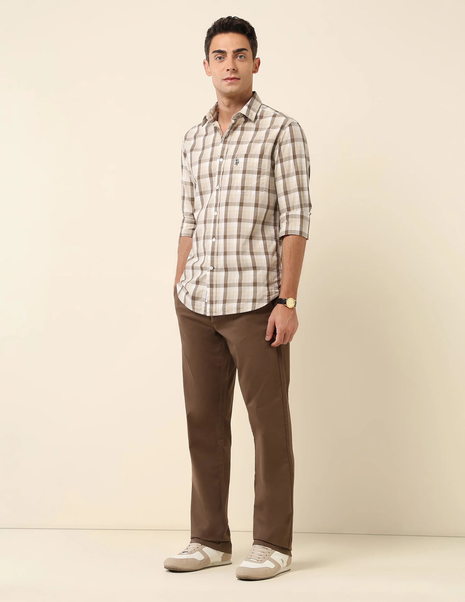 Pure Cotton Tartan Checked Shirt - Image 3