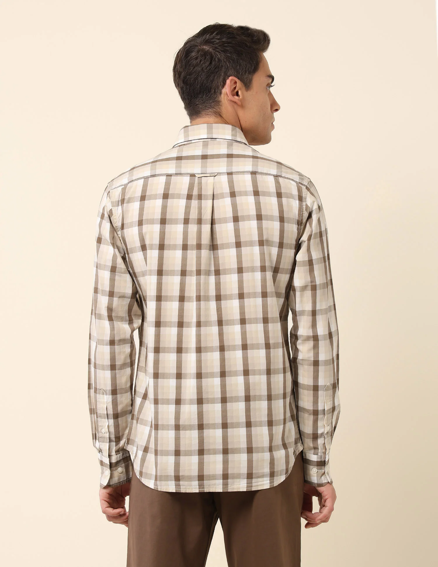 Pure Cotton Tartan Checked Shirt - Image 5