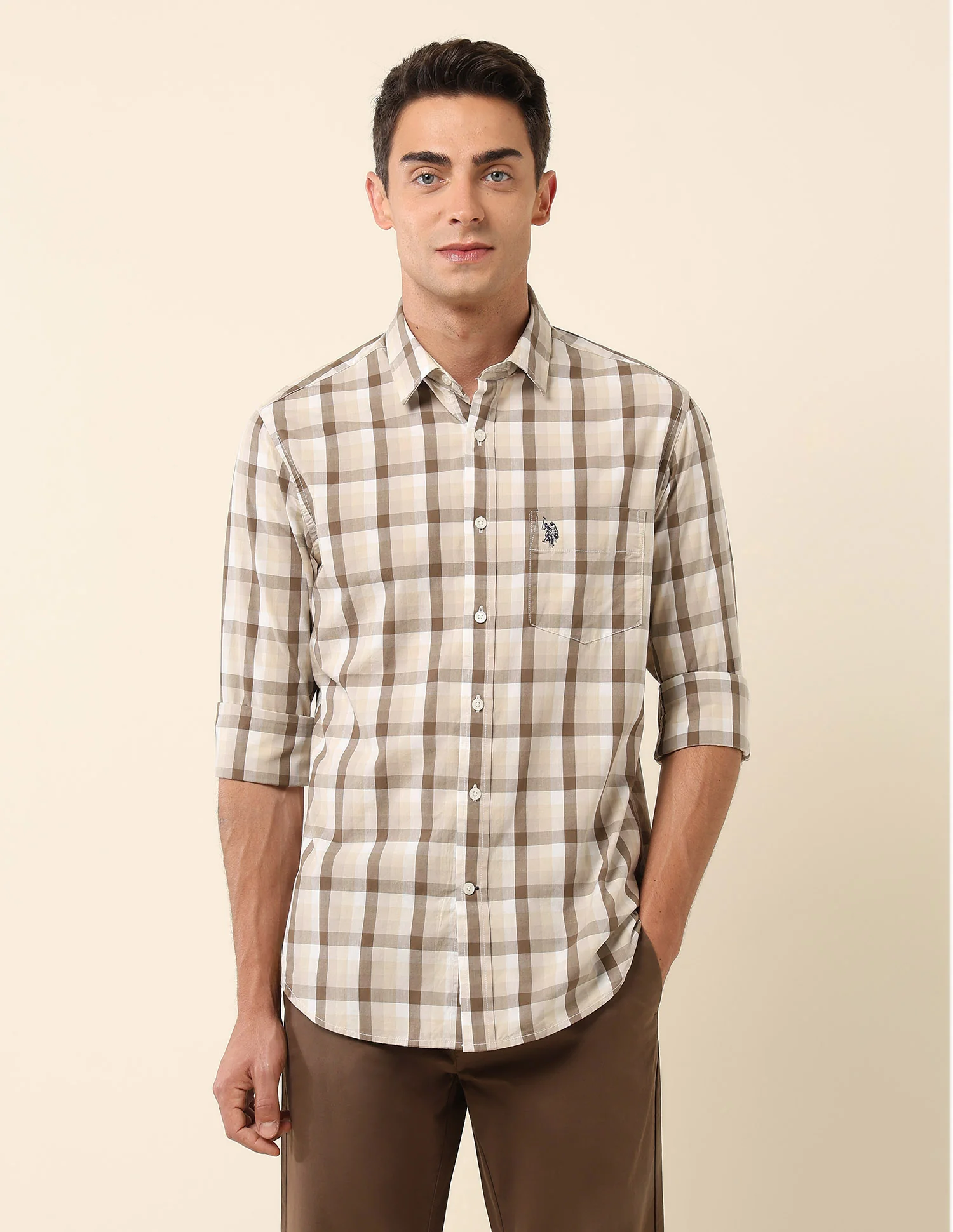 Pure Cotton Tartan Checked Shirt - Image 6