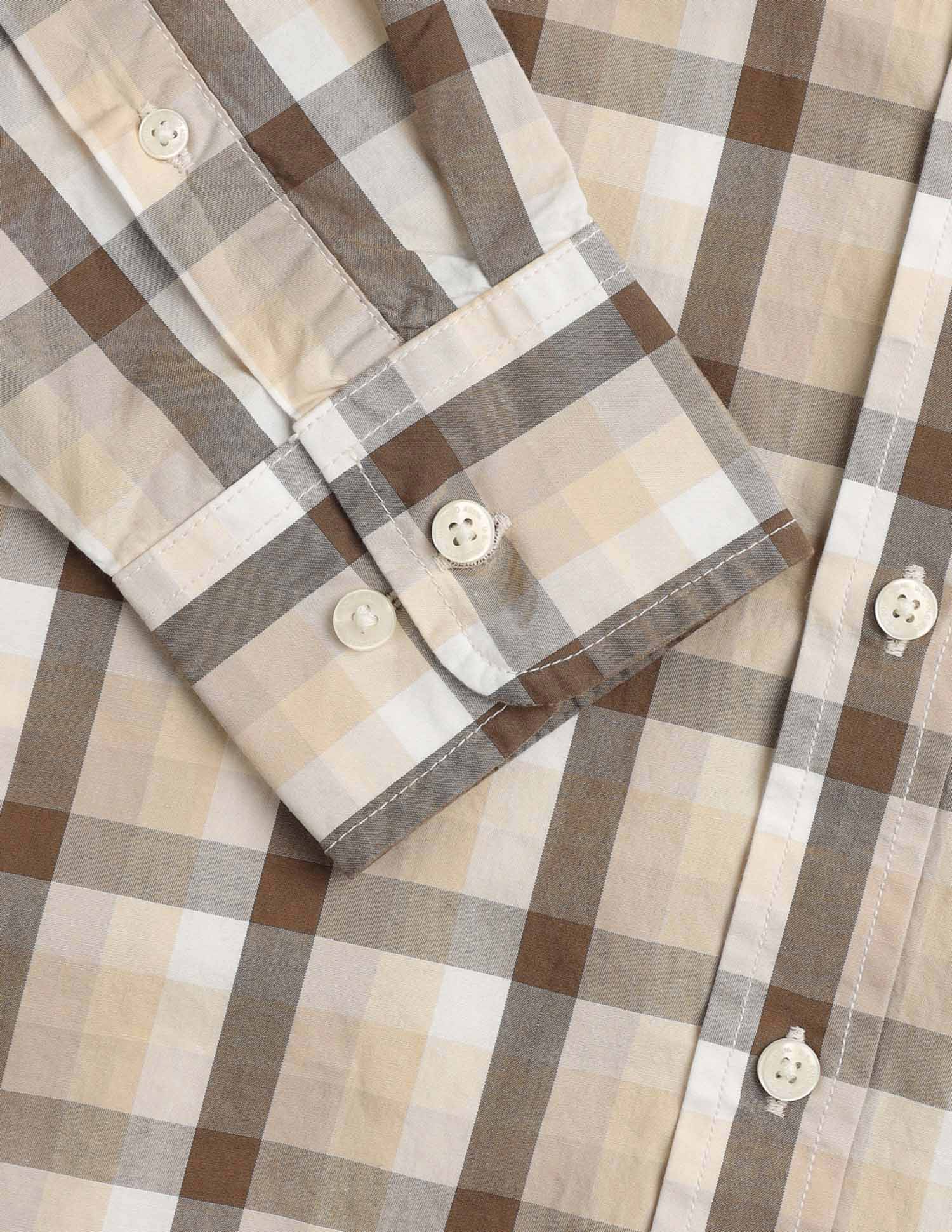 Pure Cotton Tartan Checked Shirt - Image 8