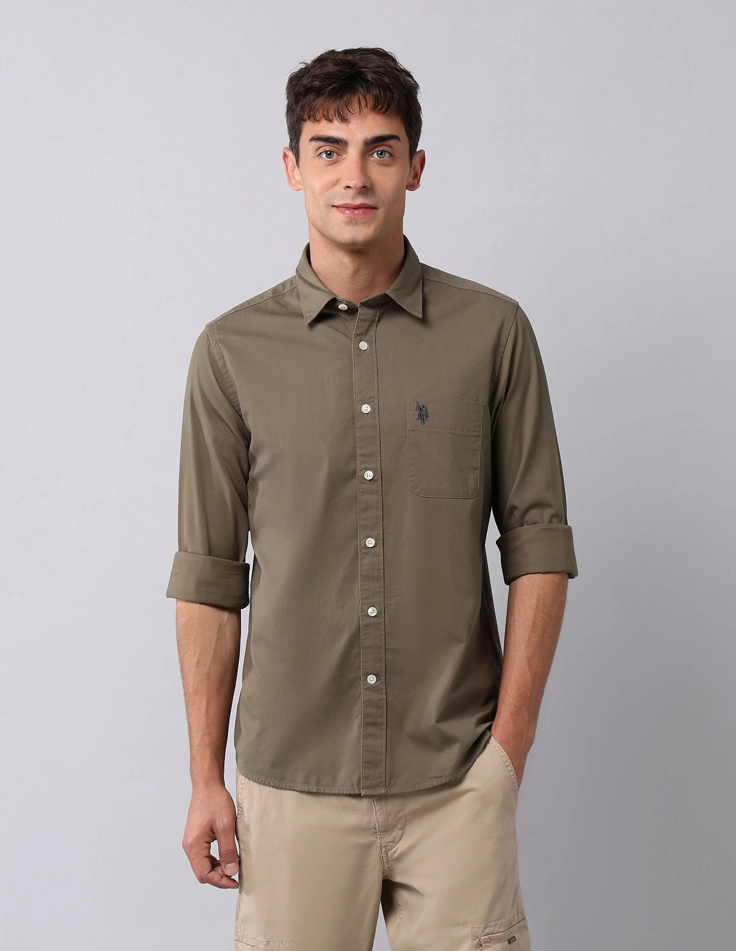 Pure Cotton Twill  Shirt - Image 6