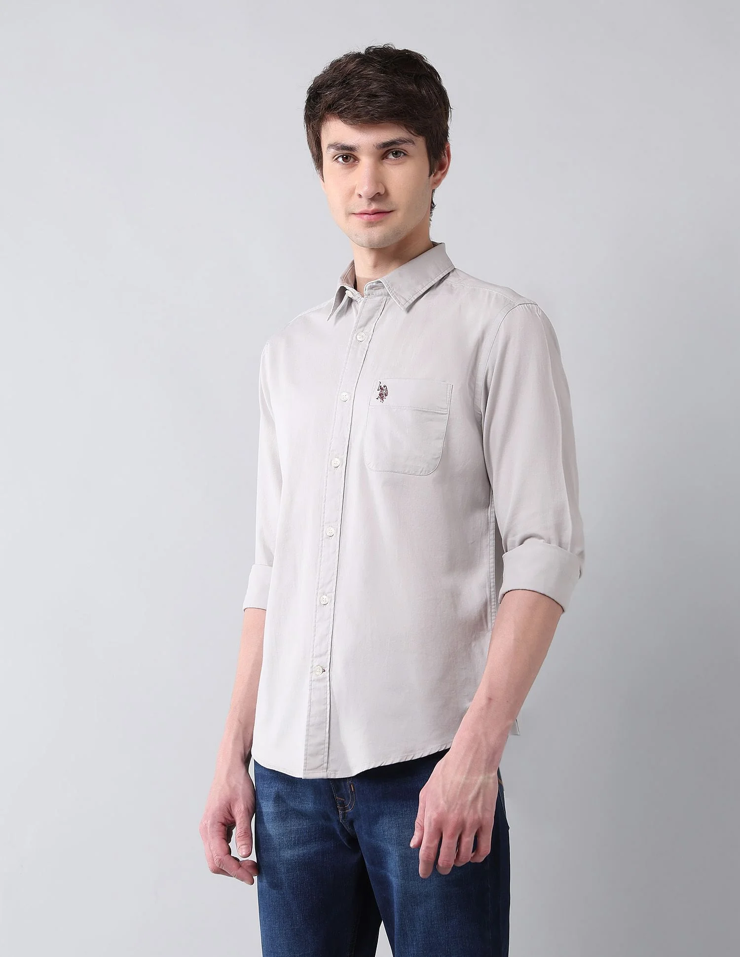 Pure Cotton Twill Shirt - Image 4