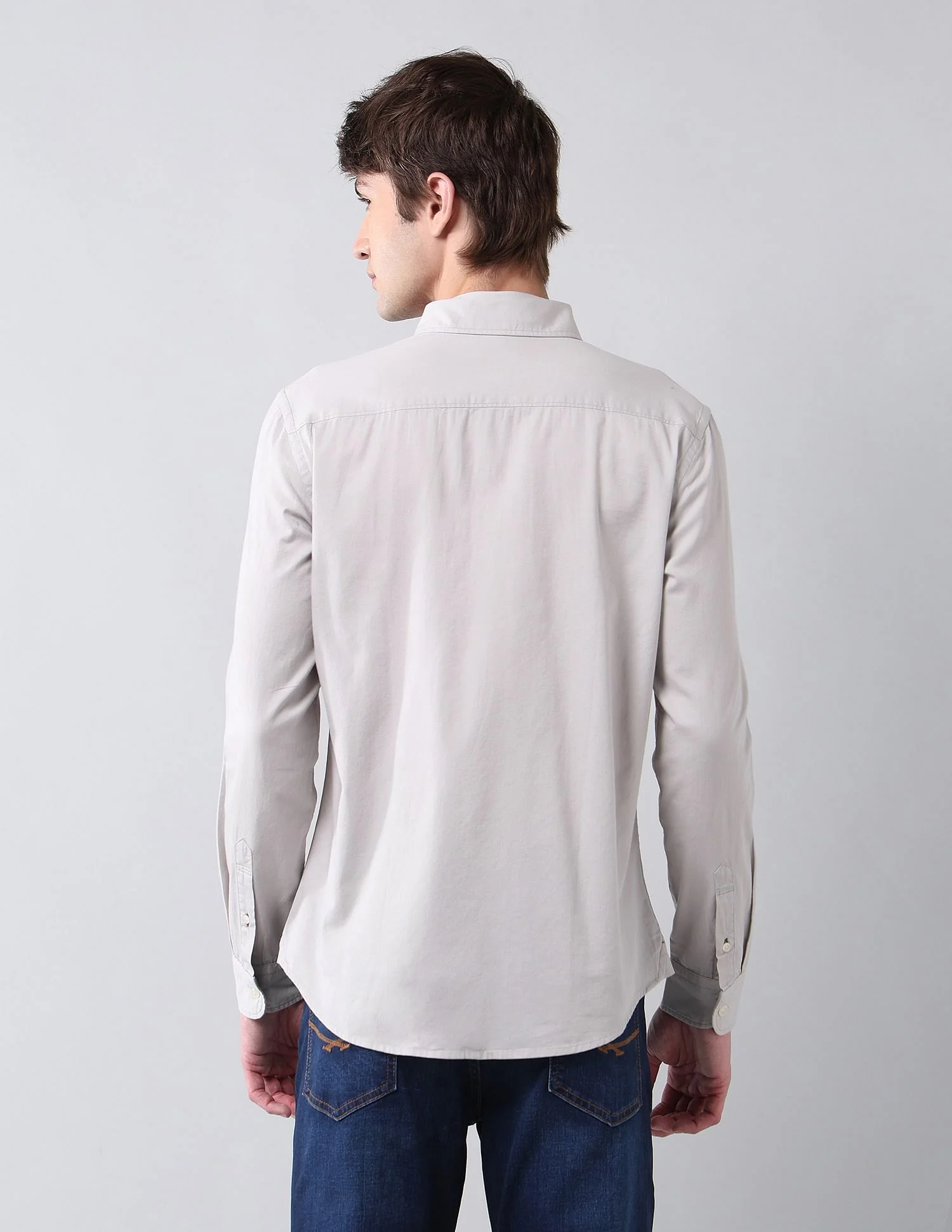 Pure Cotton Twill Shirt - Image 5
