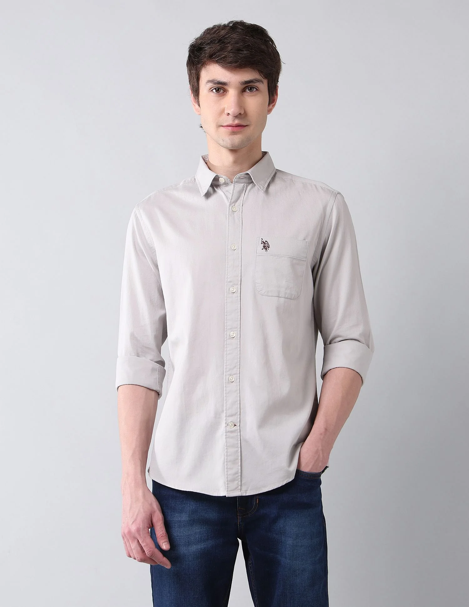 Pure Cotton Twill Shirt - Image 6