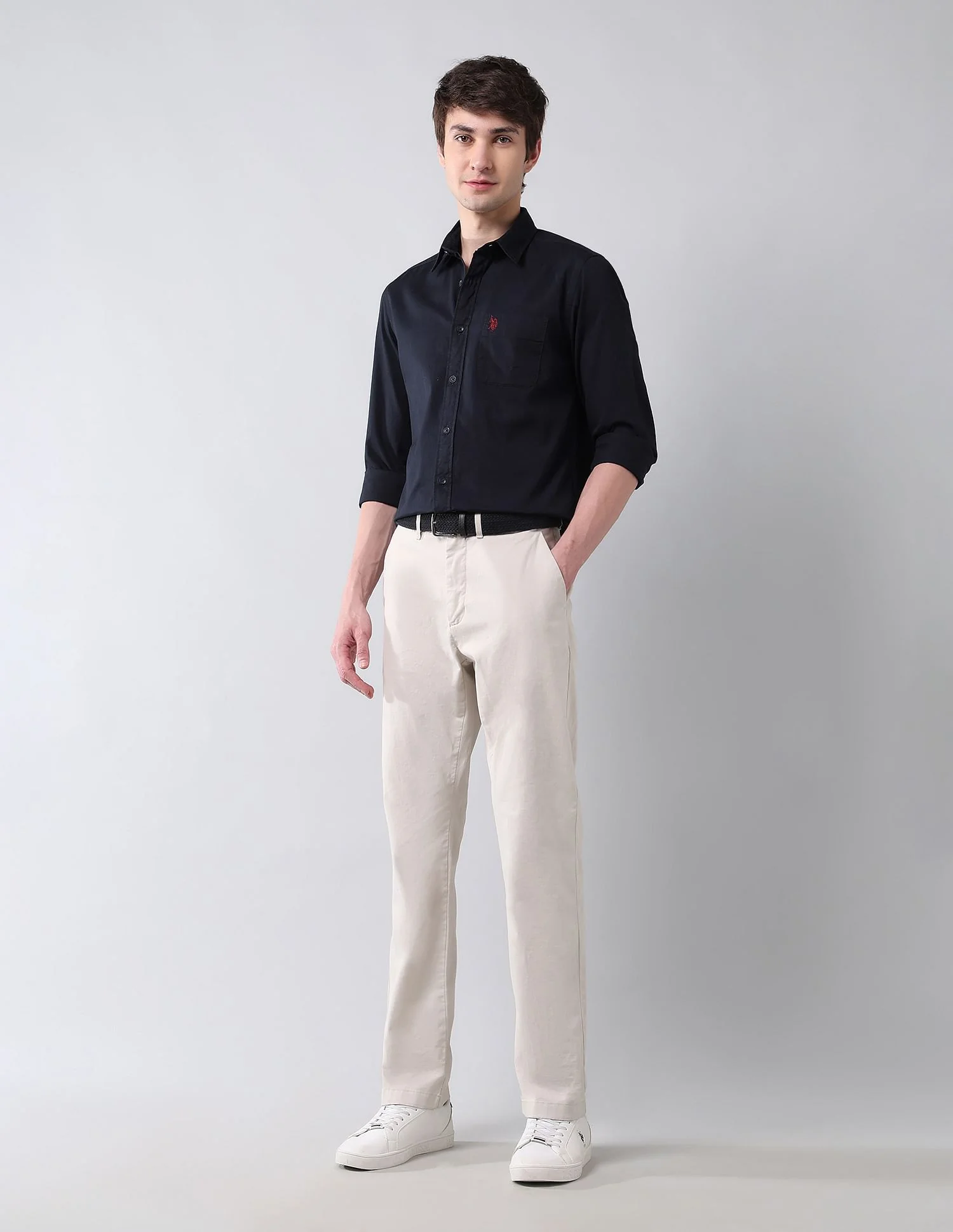 Pure Cotton Twill Shirt - Image 3