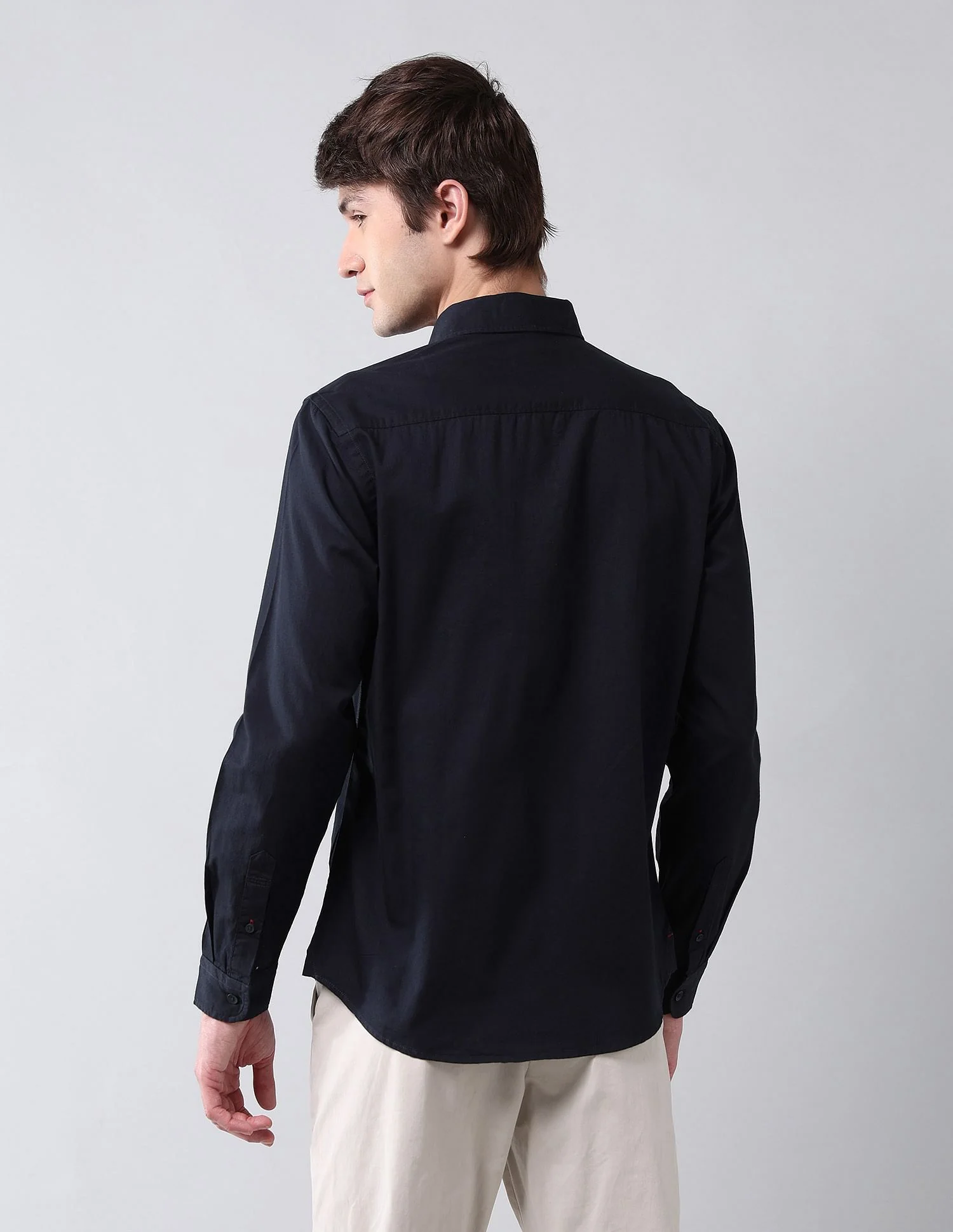 Pure Cotton Twill Shirt - Image 5