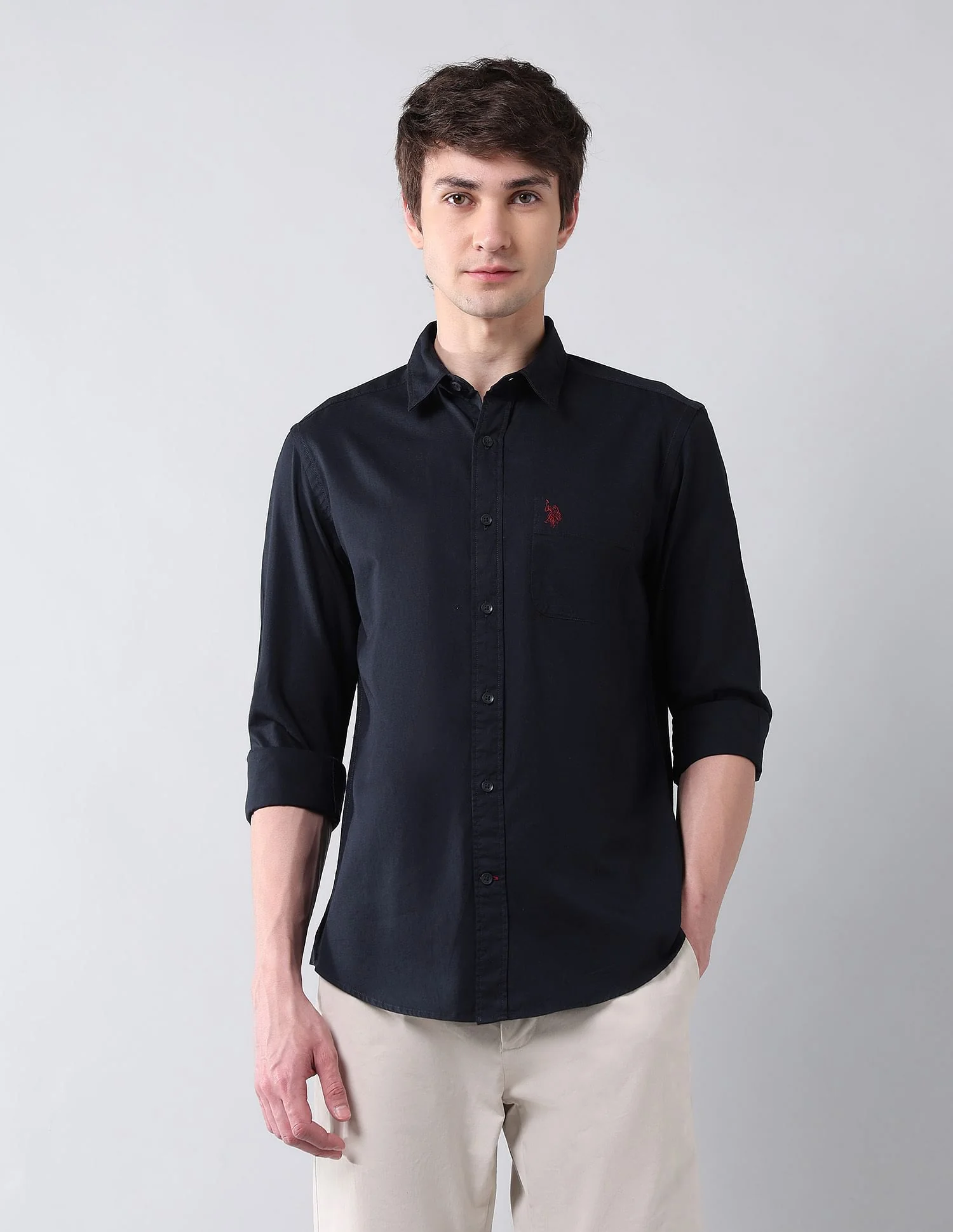 Pure Cotton Twill Shirt - Image 6