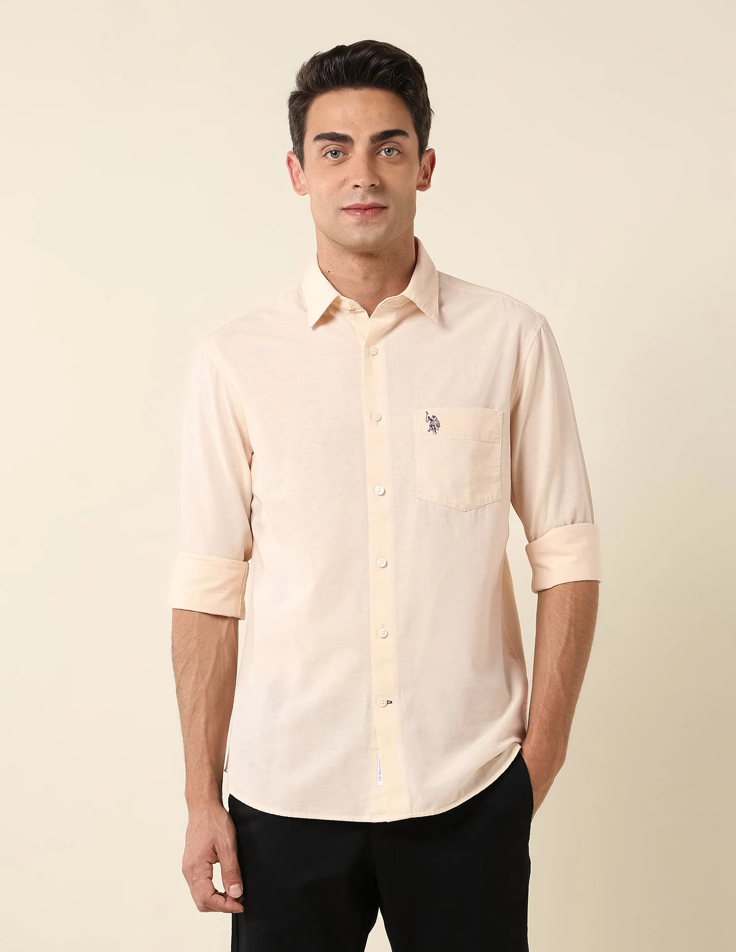 Pure Cotton Twill Shirt - Image 6